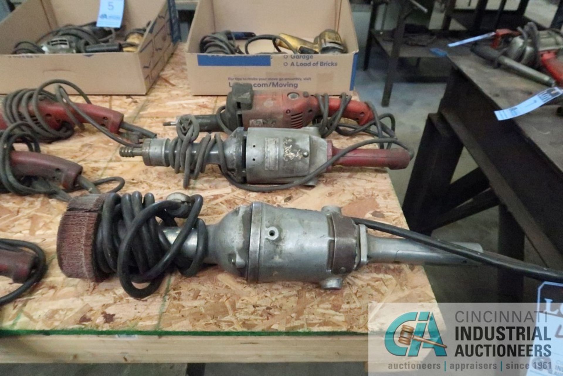 MISCELLANEOUS BRANDS ELECTRIC STRAIGHT SHAFT GRINDERS - Image 2 of 2