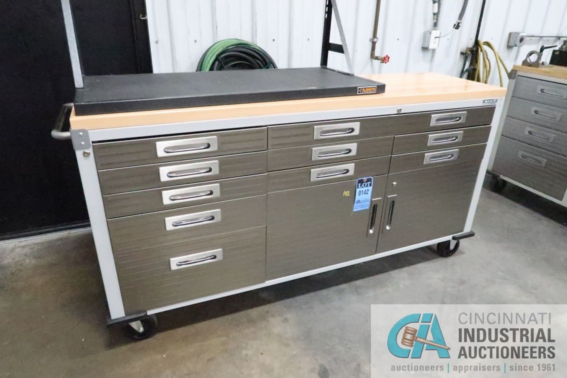 20" X 72" ULTRA-HD MAPLE TOP PORTABLE TOOLING CABINET - Image 3 of 5
