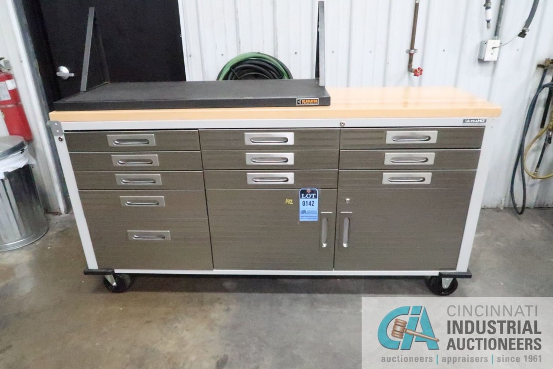 20" X 72" ULTRA-HD MAPLE TOP PORTABLE TOOLING CABINET - Image 2 of 5