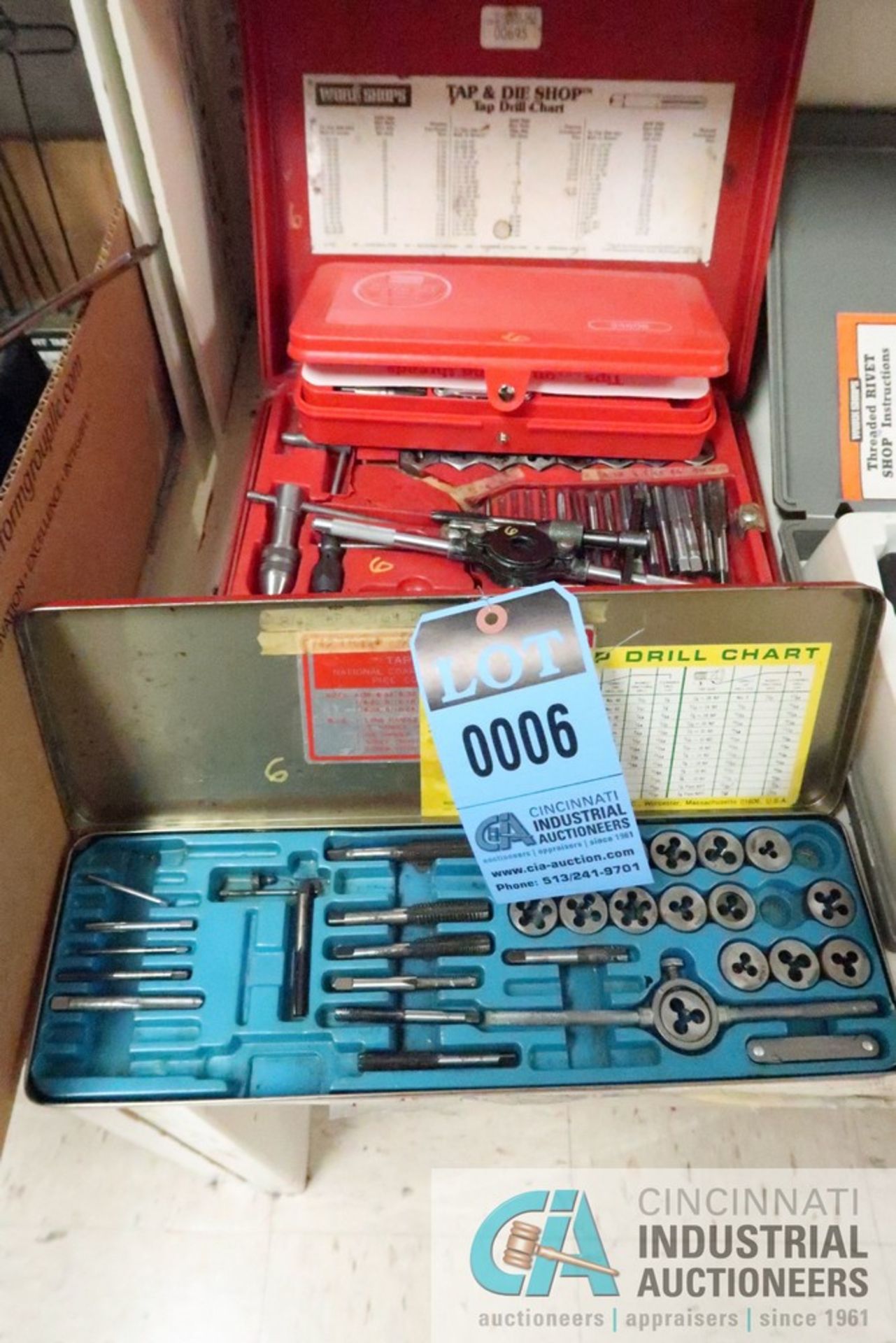(LOT) FOUR TAP AND DIE SETS