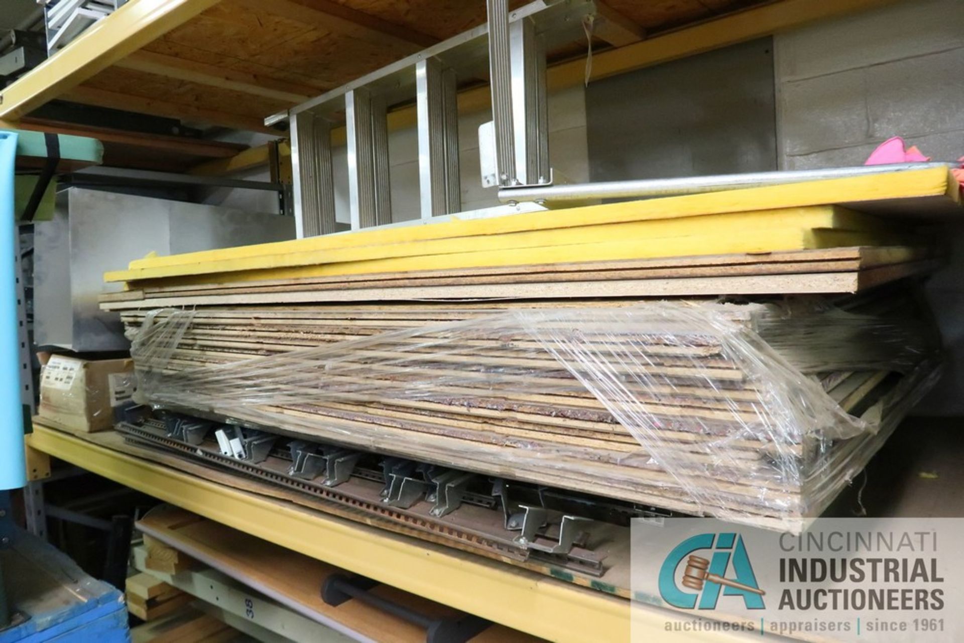 SECTIONS 108" X 48" X 106" ADJUSTABLE BEAM PALLET RACKS WITH CONTENTS INCLUDING GERBER MOVER FRAMES, - Image 5 of 12