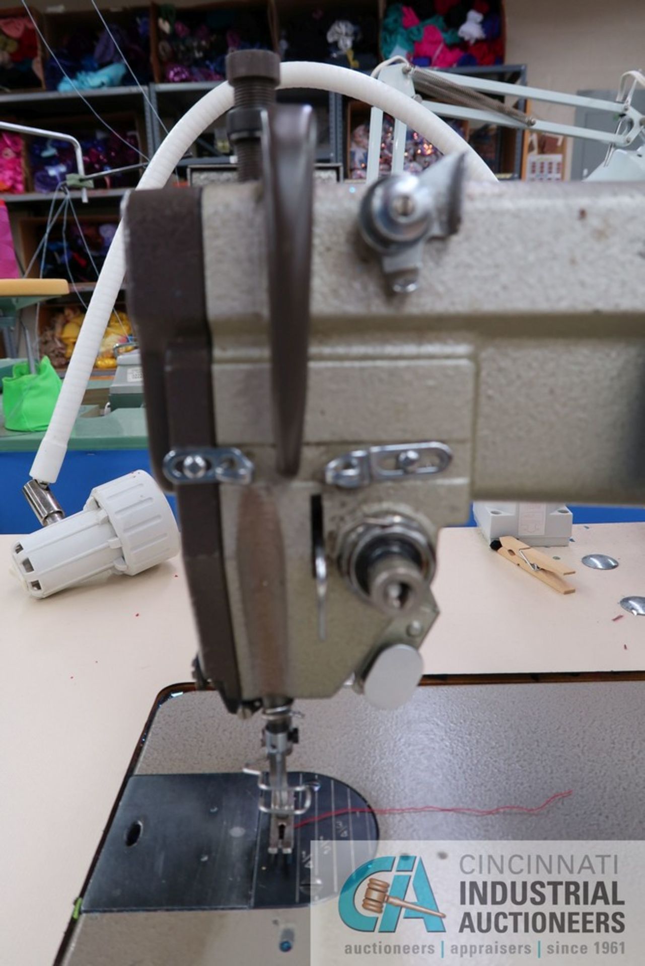 **MITSUBISHI MODEL LS2-180 SINGLE NEEDLE SEWING MACHINE** Located at 1st Location - Prospect Rd - Image 4 of 6