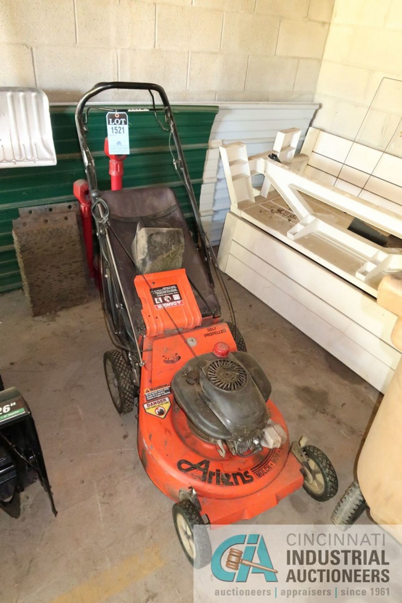 24" AIRIENS GAS POWERED WALK BEHIND LAWN MOWER