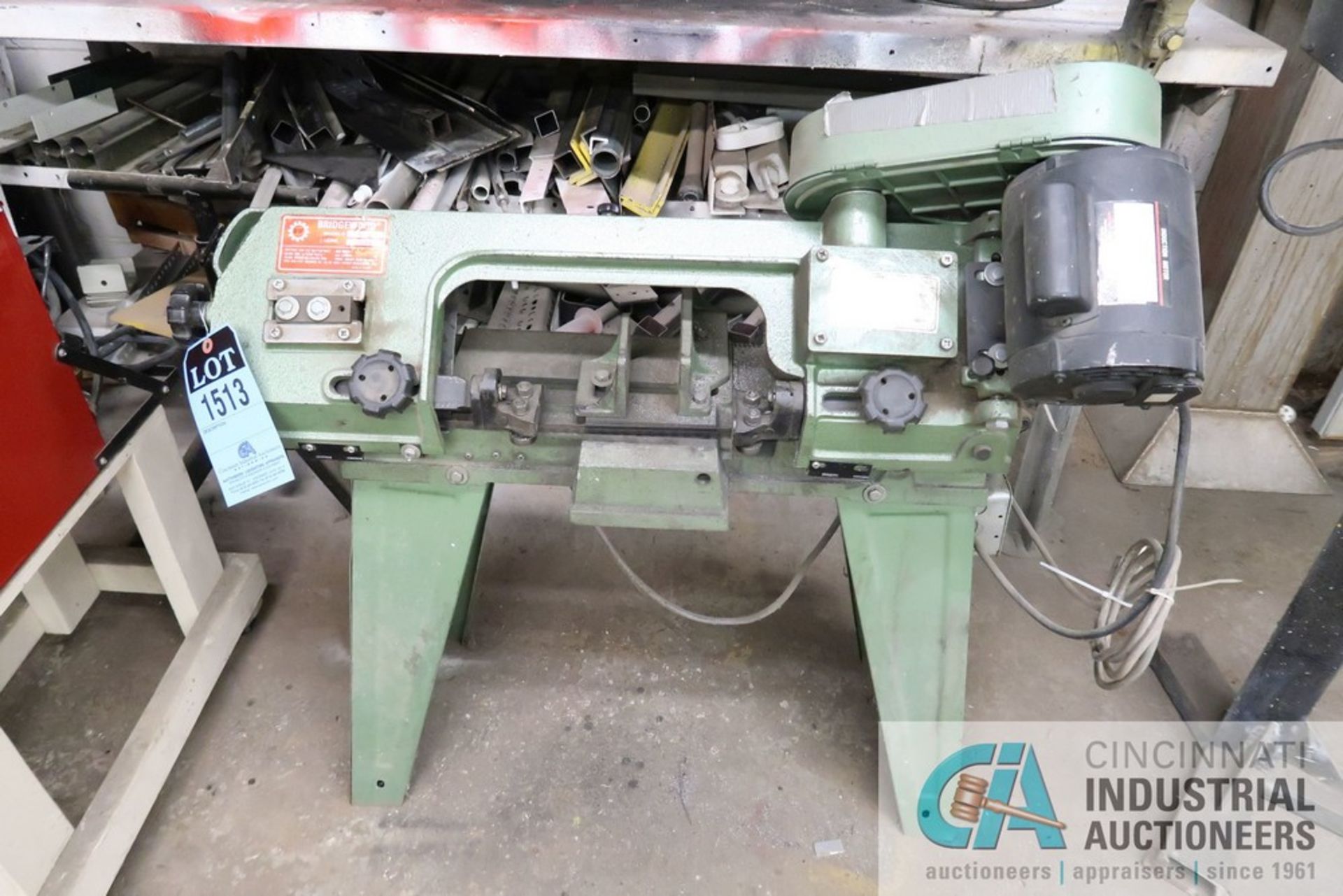 4" X 8" BRIDGEWOOD HORIZONTAL BAND SAW