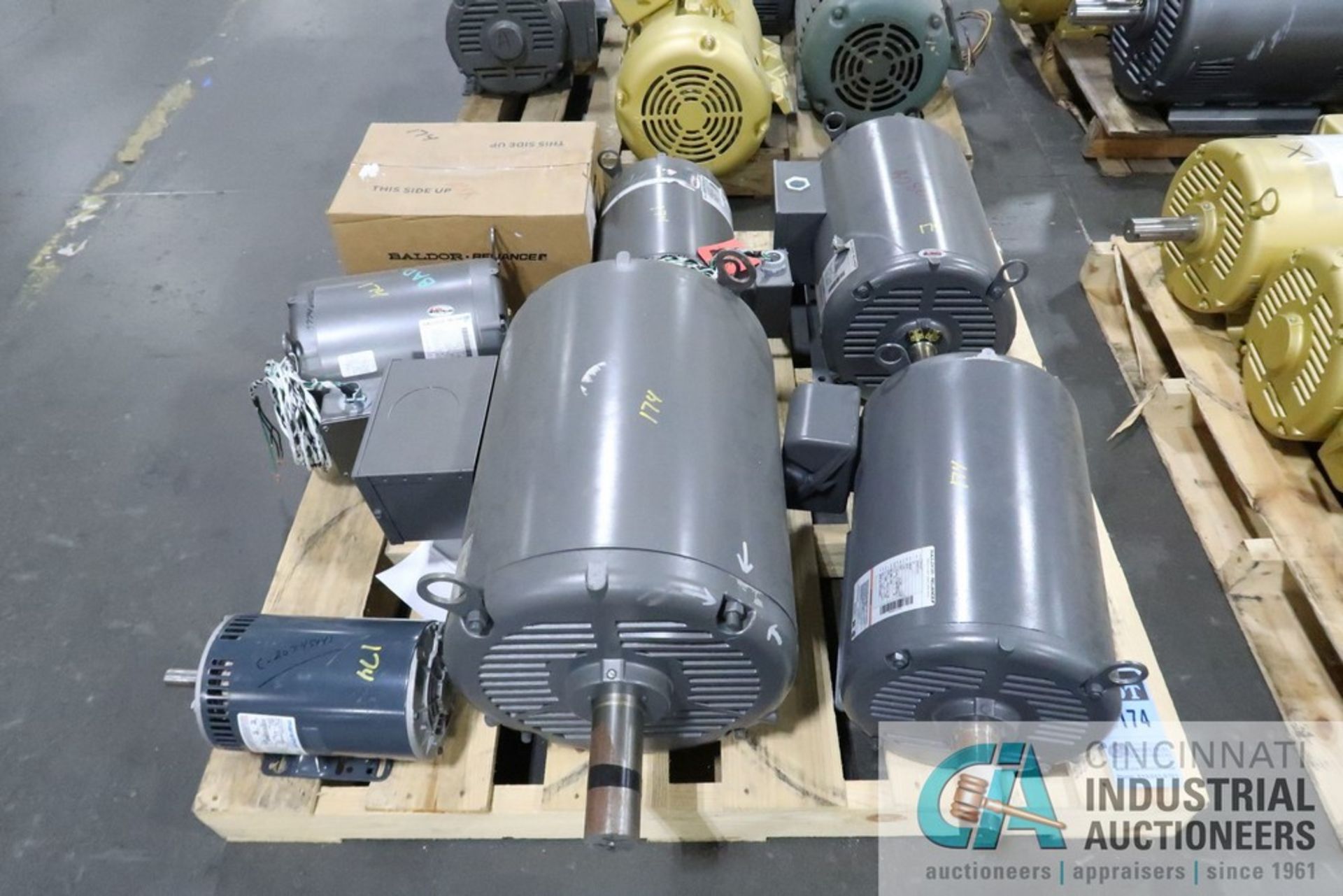 MISCELLANEOUS HP NEW ELECTRIC MOTORS, HP FROM 2, 5, 7.5, 10, (2) 15 AND 50 HP