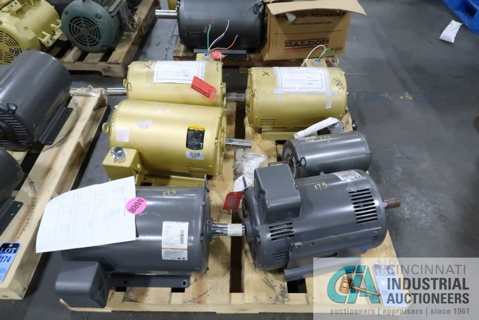 MISCELLANEOUS HP NEW ELECTRIC MOTORS, HP FROM 5, 7.5, 10, 15 AND (2) 20 HP