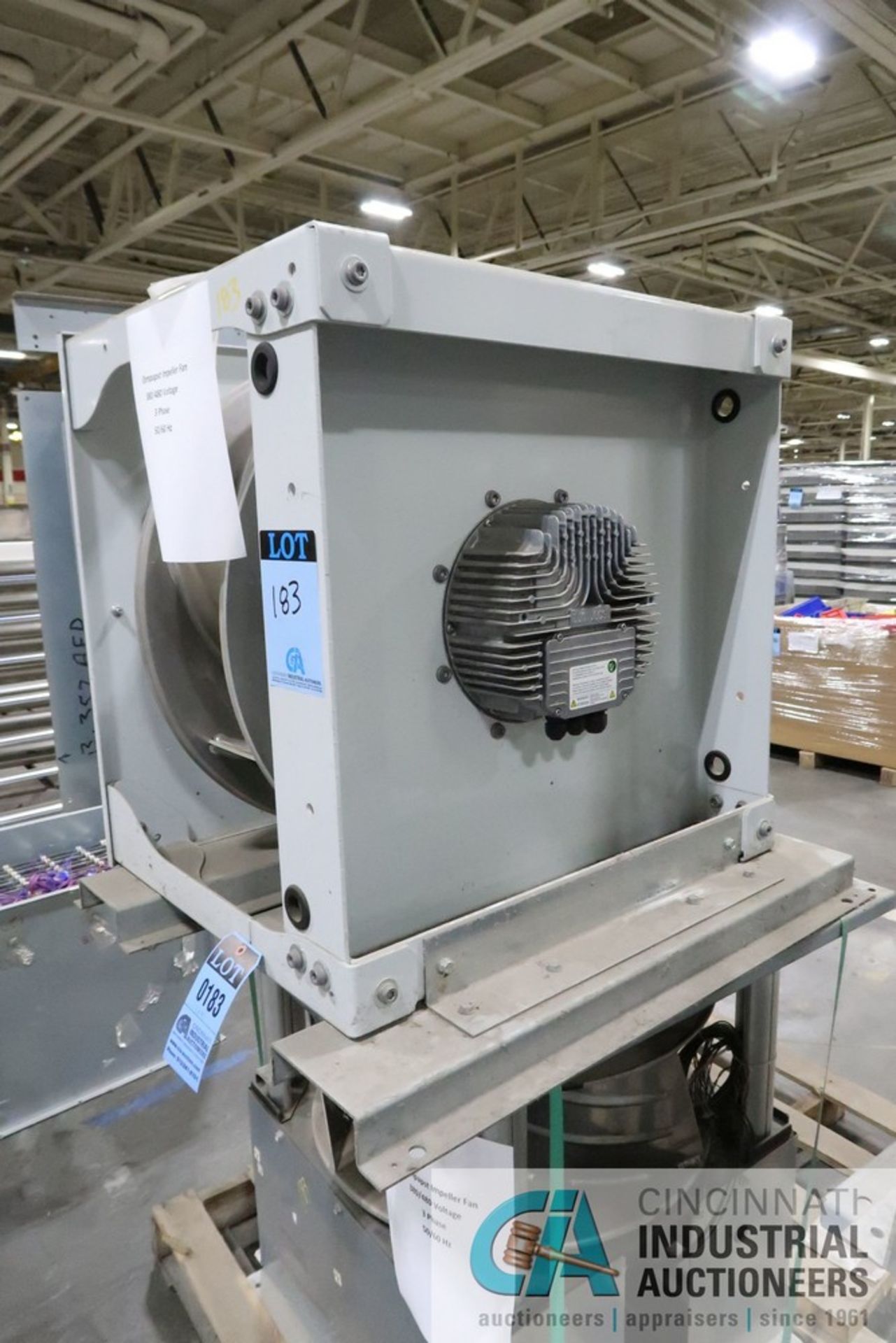 EBMPAPST IMPELLER FANS, 380/480 VOLTS, 3 PHASE, 50/60 HZ - Image 3 of 4