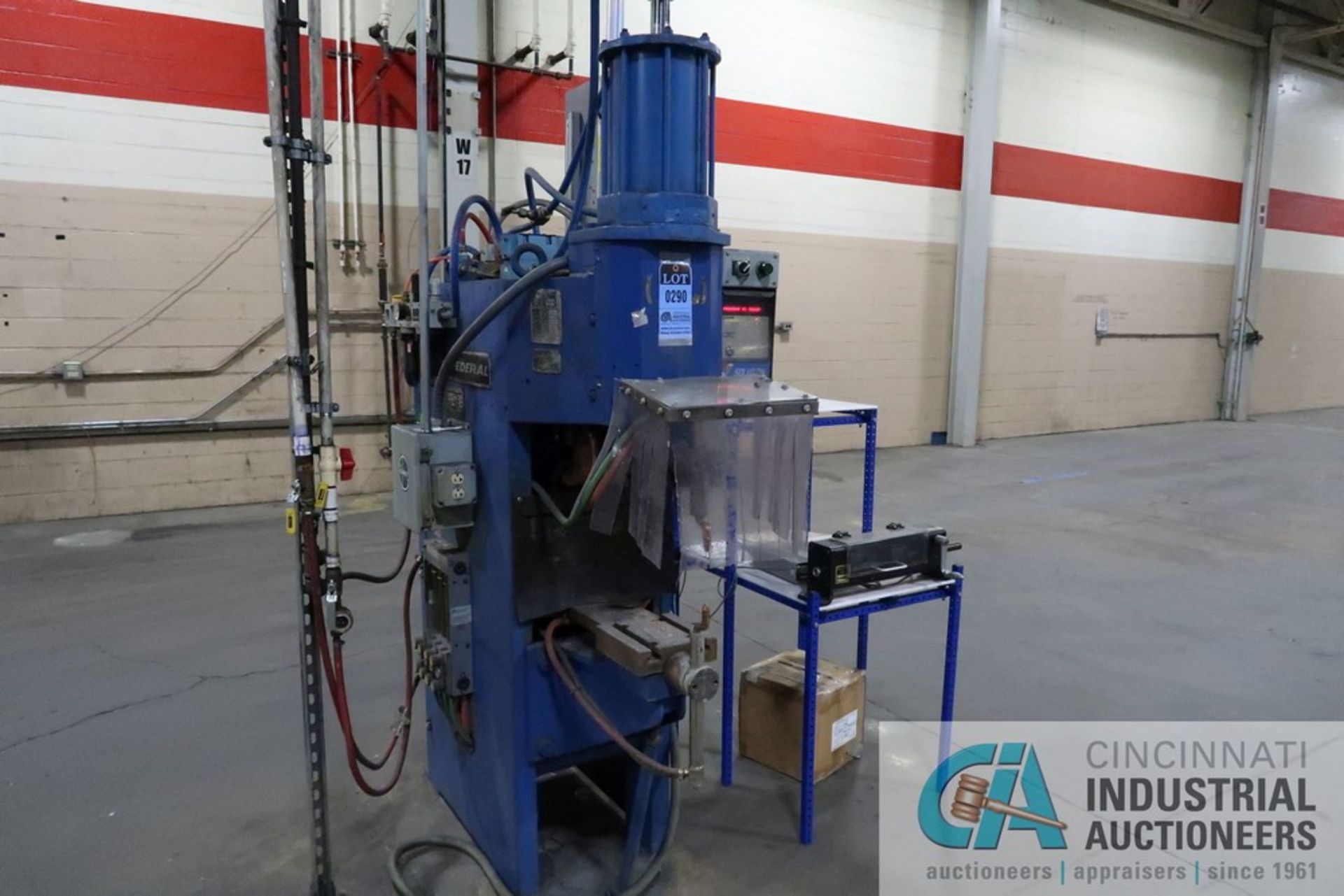 150 KVA FEDERAL MODEL PA-2-12/18 SPOT WELDER; S/N 272742-10 (K-6162), 20" THROAT, 440 VOLTS, UNITROL