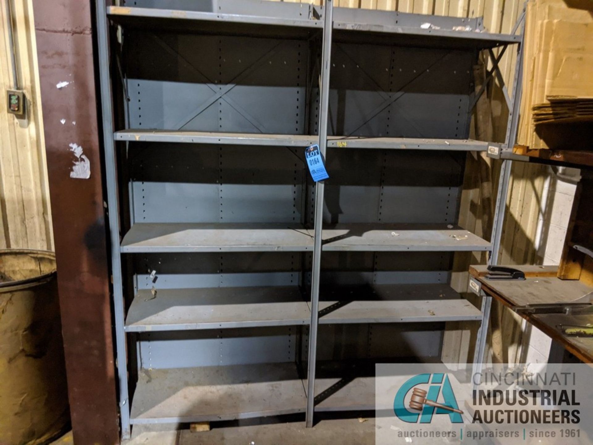 SECTIONS 18" X 36" STEEL SHELVING