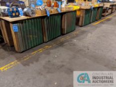 22" X 27" X 24" DEEP STEEL CORRUGATED STACKING TUBS **DELAYED REMOVAL UNTIL 12/20/2021**