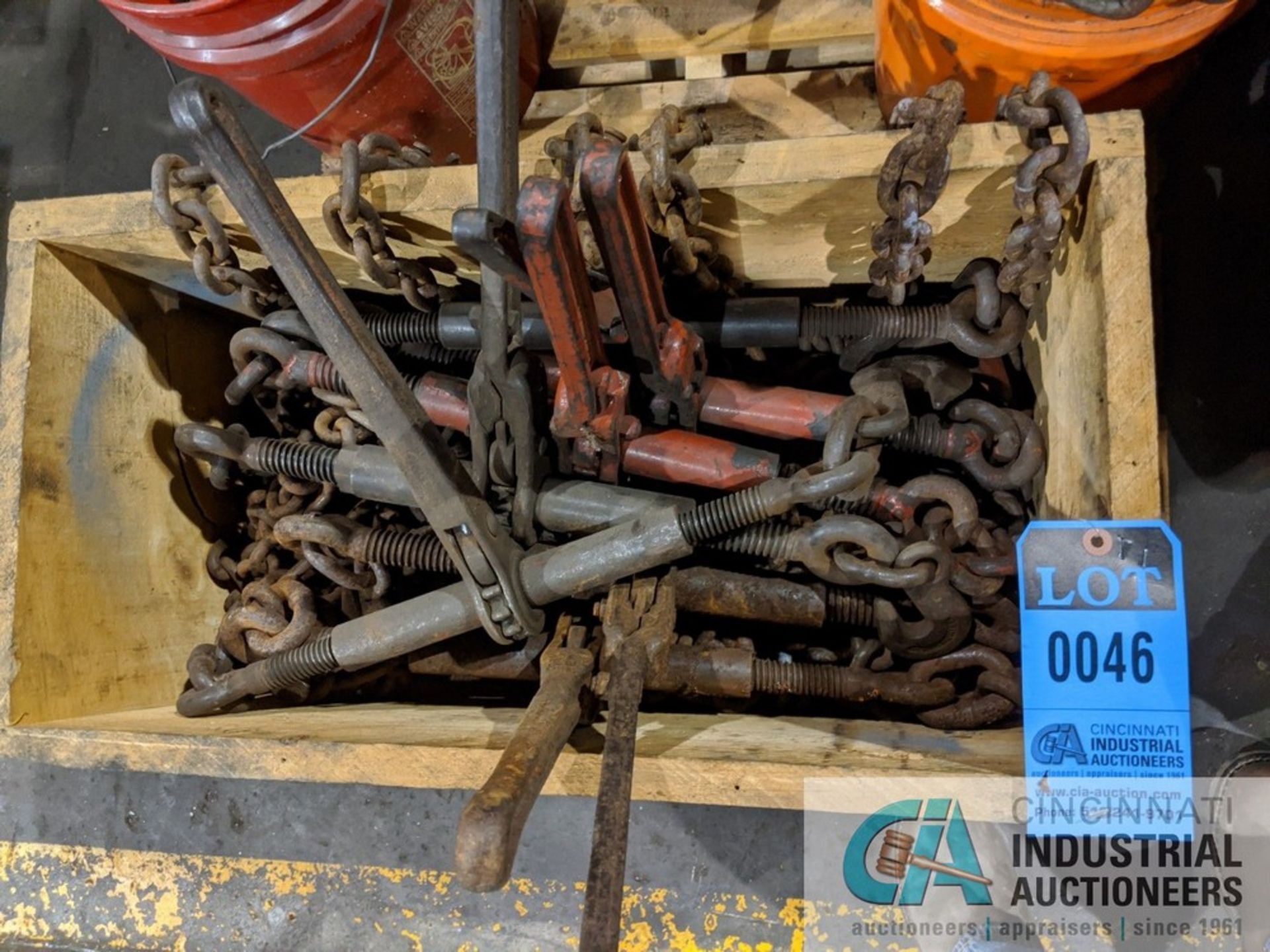 (LOT) CHAIN & BINDERS (7-ON SKID) - Image 2 of 3