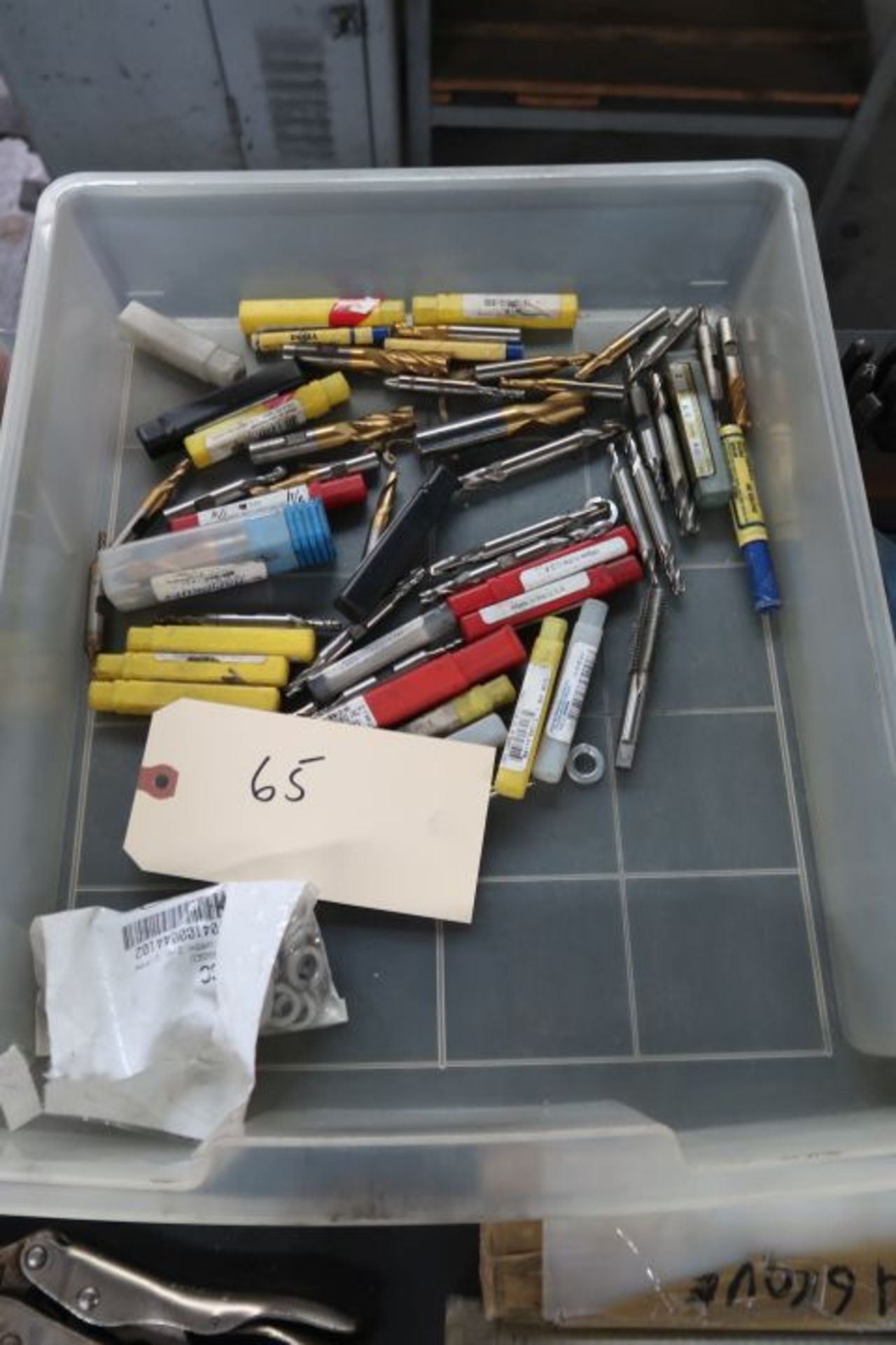 1 LOT OF 2 BINS WITH CUTTING TOOLS,NUMBERING PUNCHES - Image 2 of 3