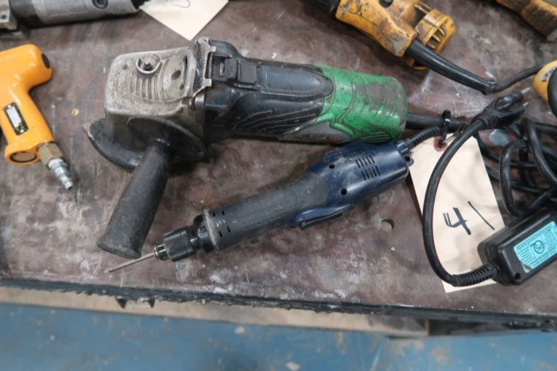 ANGLE GRINDER & 1 POWER SCREW DRIVER