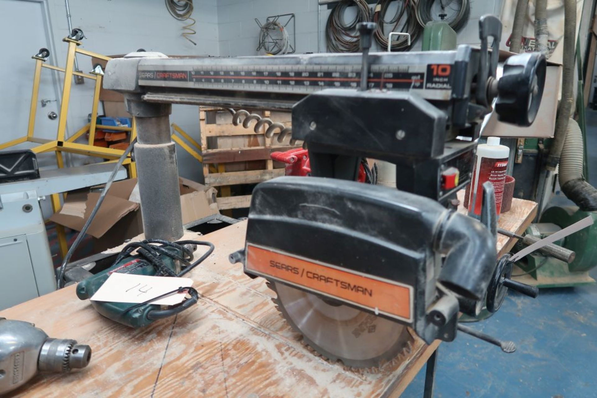 SEARS 10'' RADIAL SAW W/TABLE - Image 2 of 2