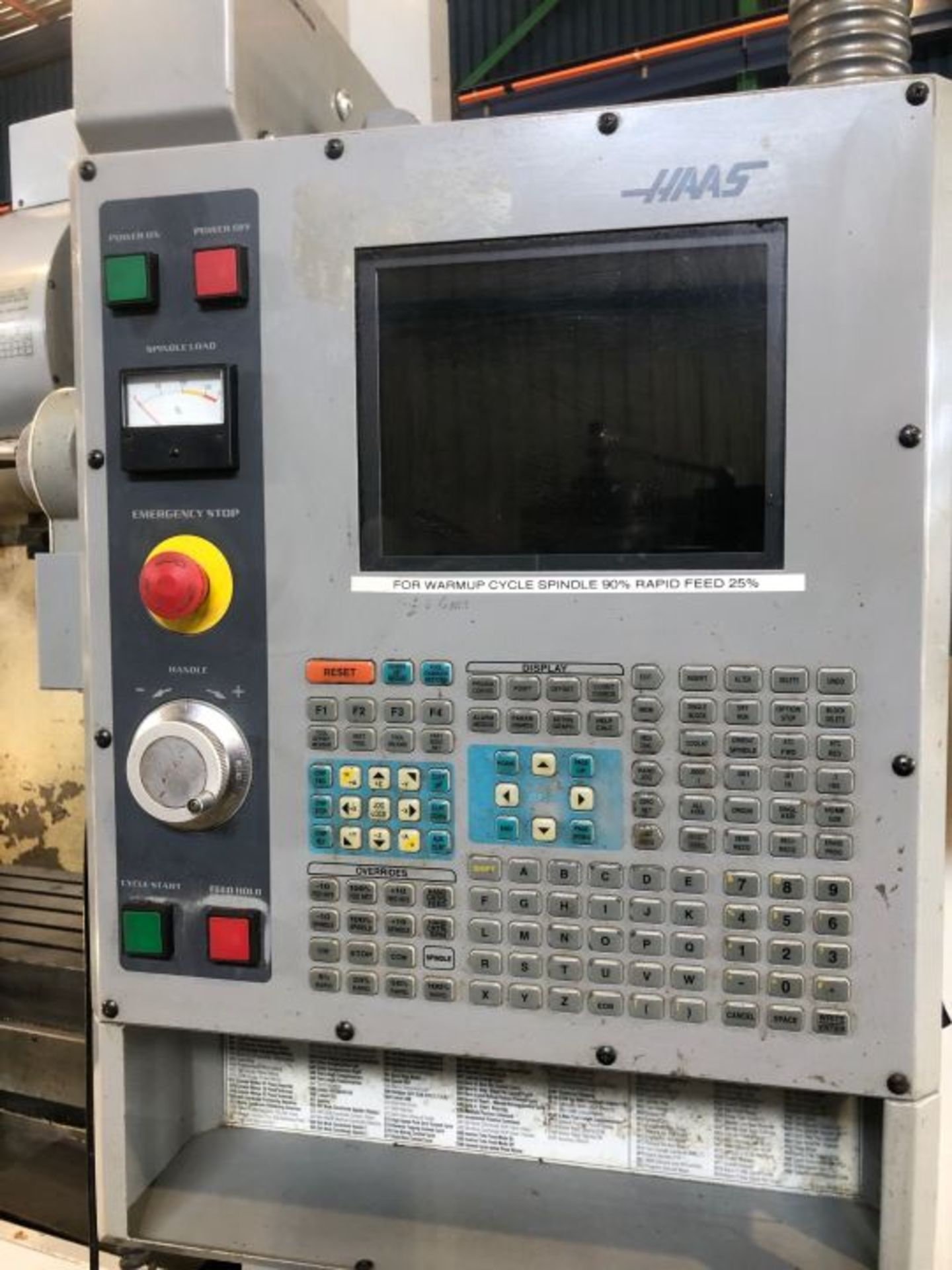 HAAS (2003) VERTICAL MACHINING CENTER MOD: VF-4SS, 18'' X 52'' TABLE, 12000 RPM, 1400 IPM, 24 - Image 2 of 10