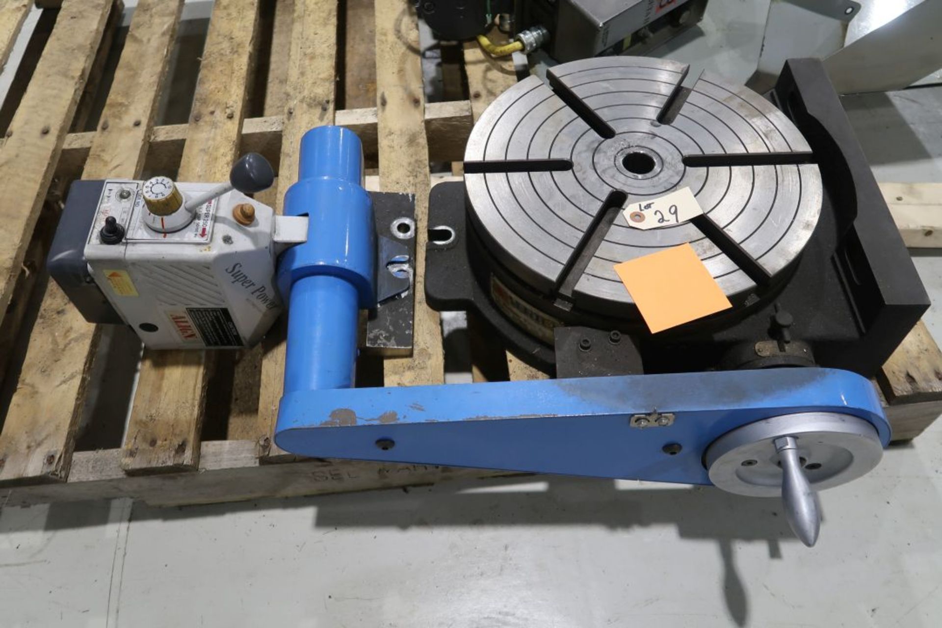 VERTEX 14'' 4TH AXIS ROTARY TABLE W/ ALIGN SUPER 250 POWER FEEDER