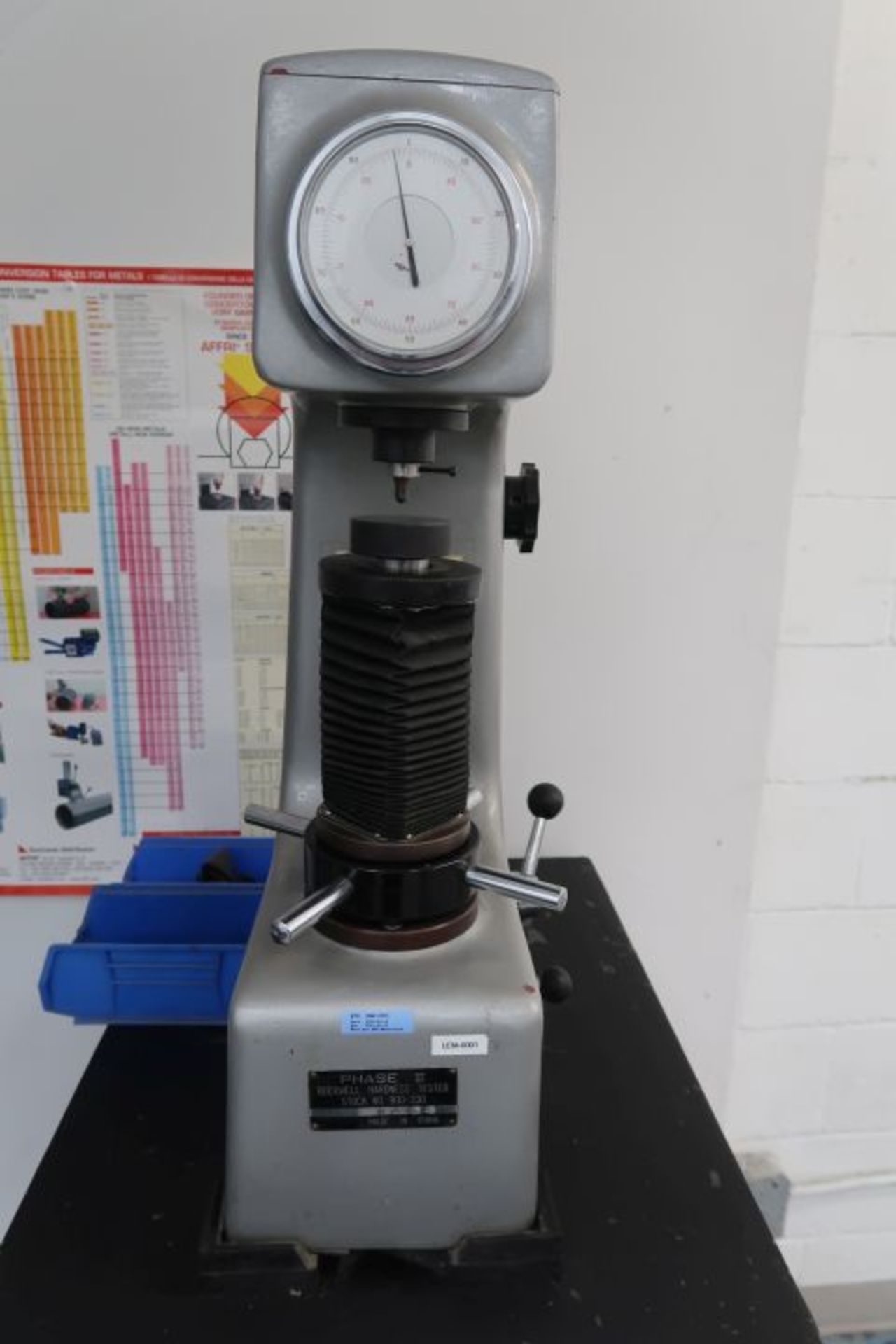 ROCKWELL PHASE II HARDNESS TESTER, SN: 0152