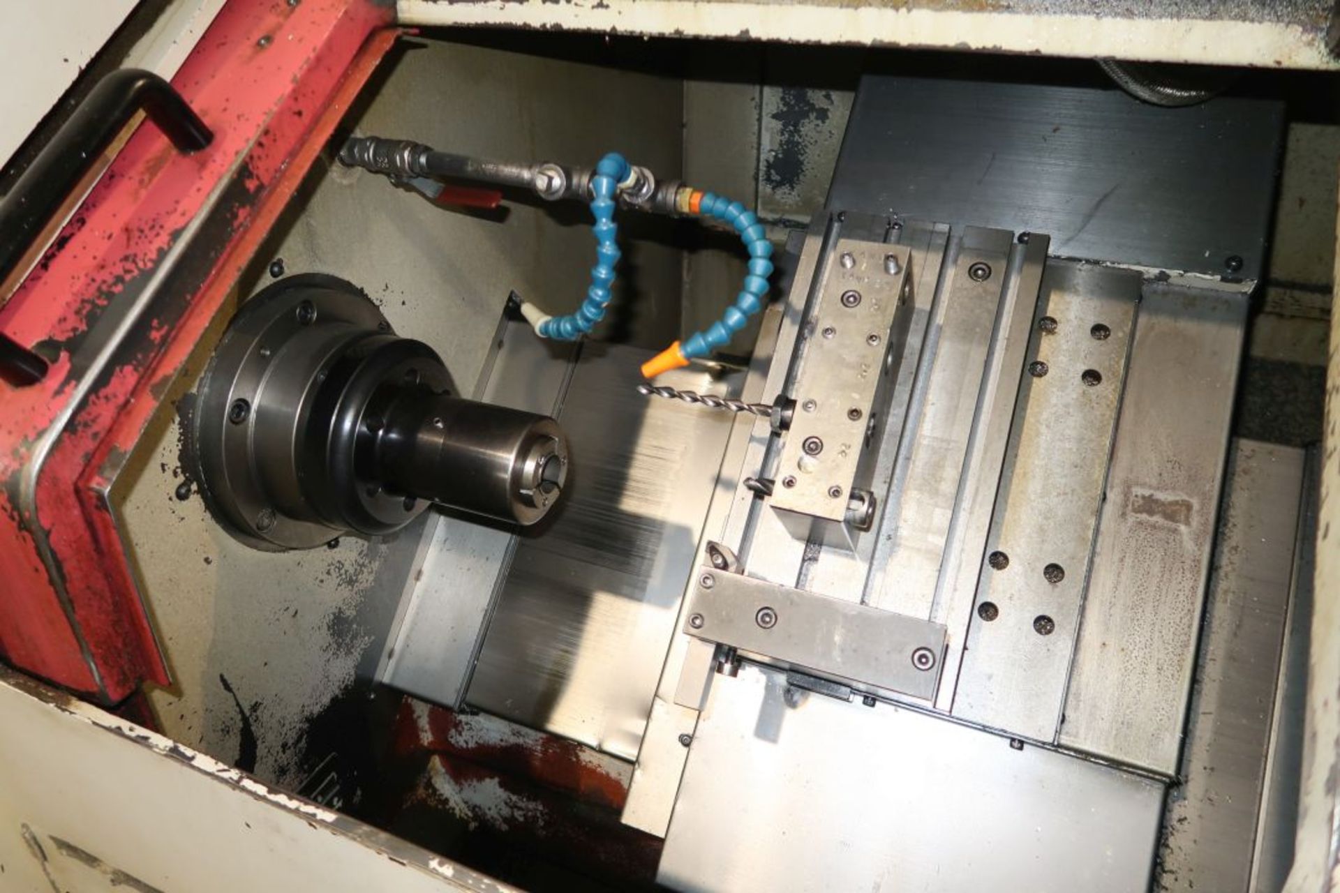 YANG CNC TURNING CENTER (1999) MOD SML-12, SN: C00368, 1 5/8'' COLLET CHUCK, FANUC SERIES O-TD - Image 3 of 6