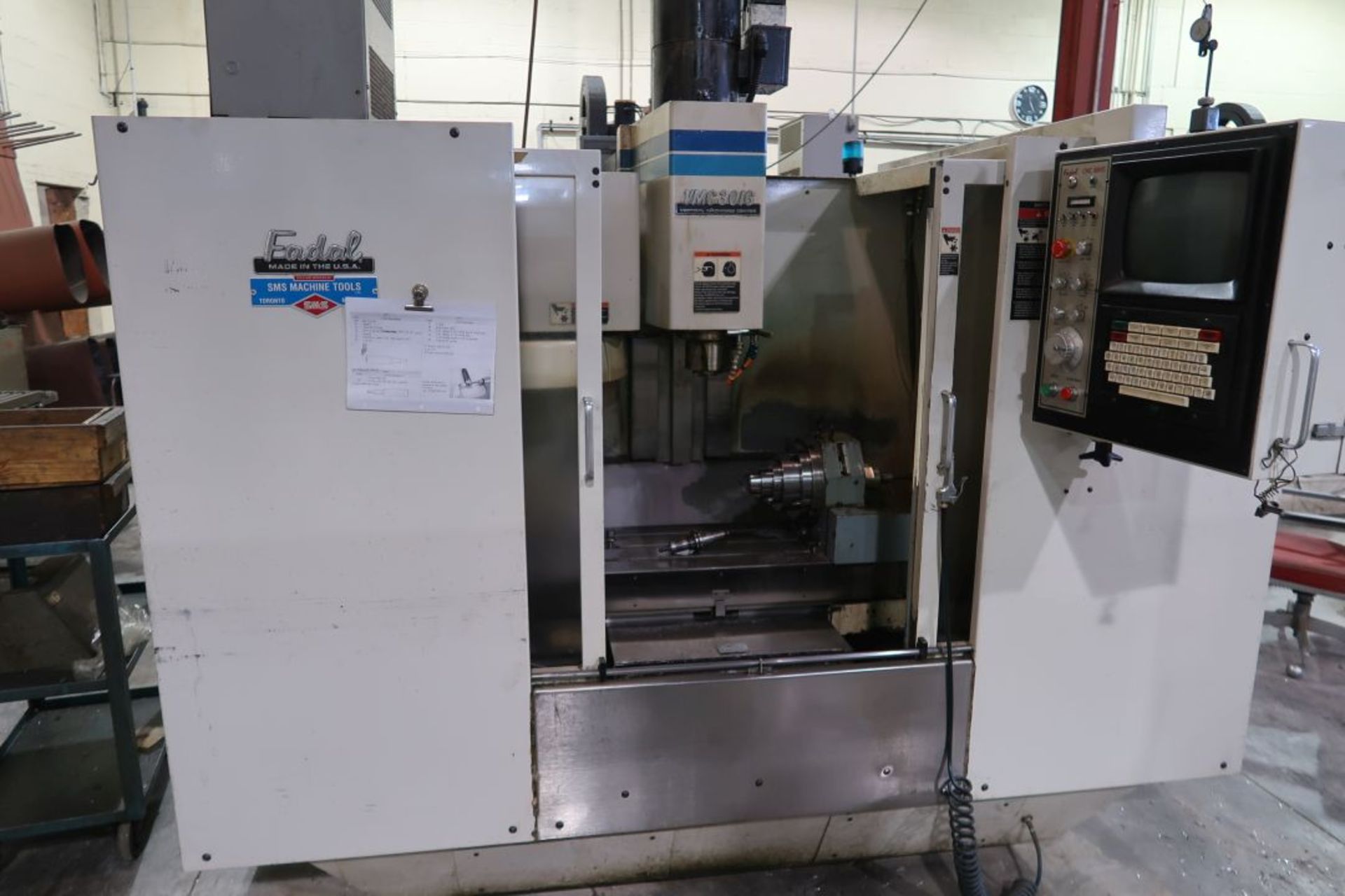 FADAL VMC-3016, 4 AXIS VERTICAL MACHINING CENTER (1994) MOD 904-1, DC SERVO, SN: 9412566, FADAL