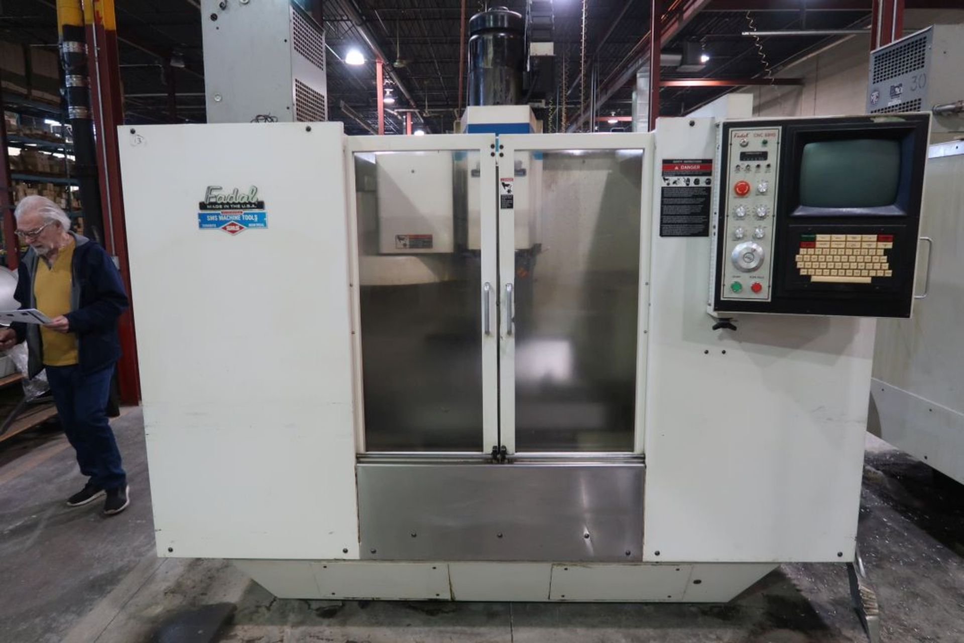 FADAL VMC-3016 VERTICAL MACHINING CENTER (1995) MOD 904-1, DC SERVO, SN: 9508555, FADAL CNC 88HS