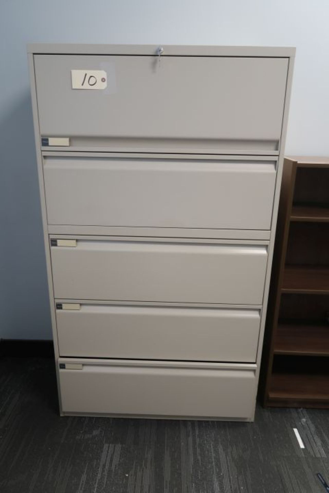 TEKNION 5 DRAWER LATERAL FILING CABINET