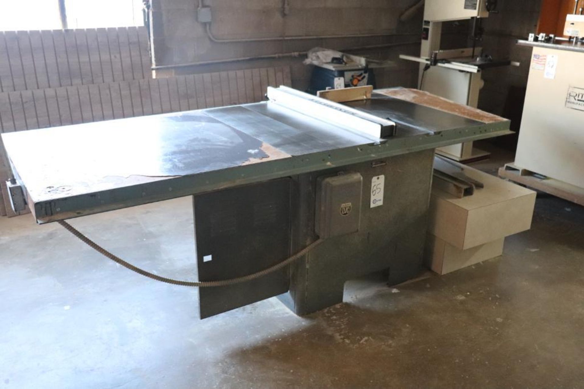 Rockwell 12"/14" table saw w/ 64" Biesemeyer fence - Image 2 of 5