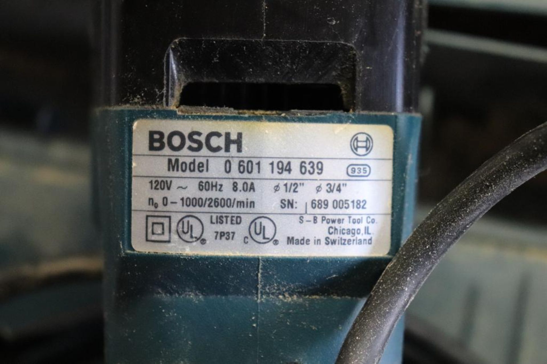 Bosch 0601 194 639, 2 speed drill - Image 4 of 4