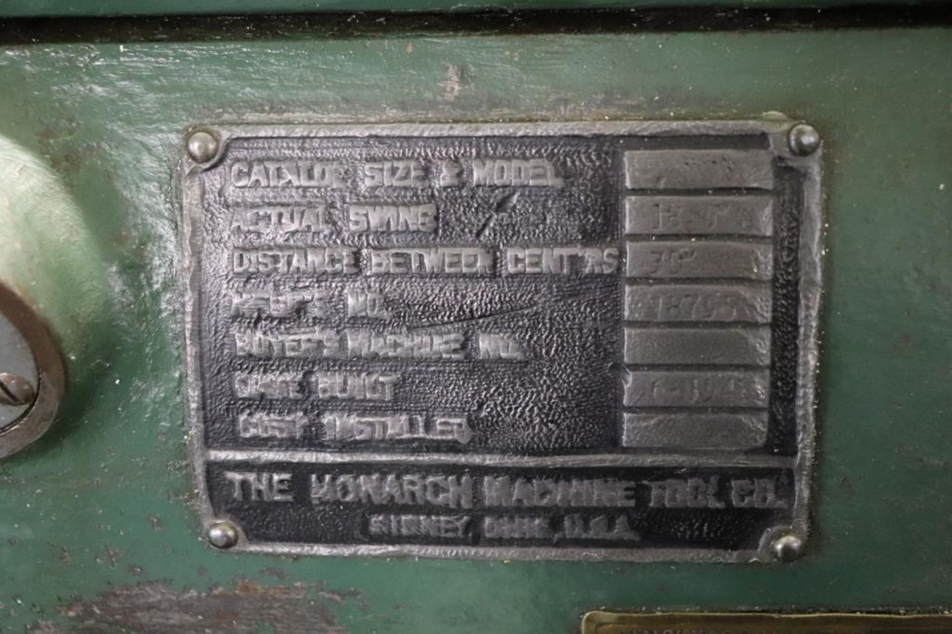 Monarch 18" x 30" engine lathe - Image 5 of 17