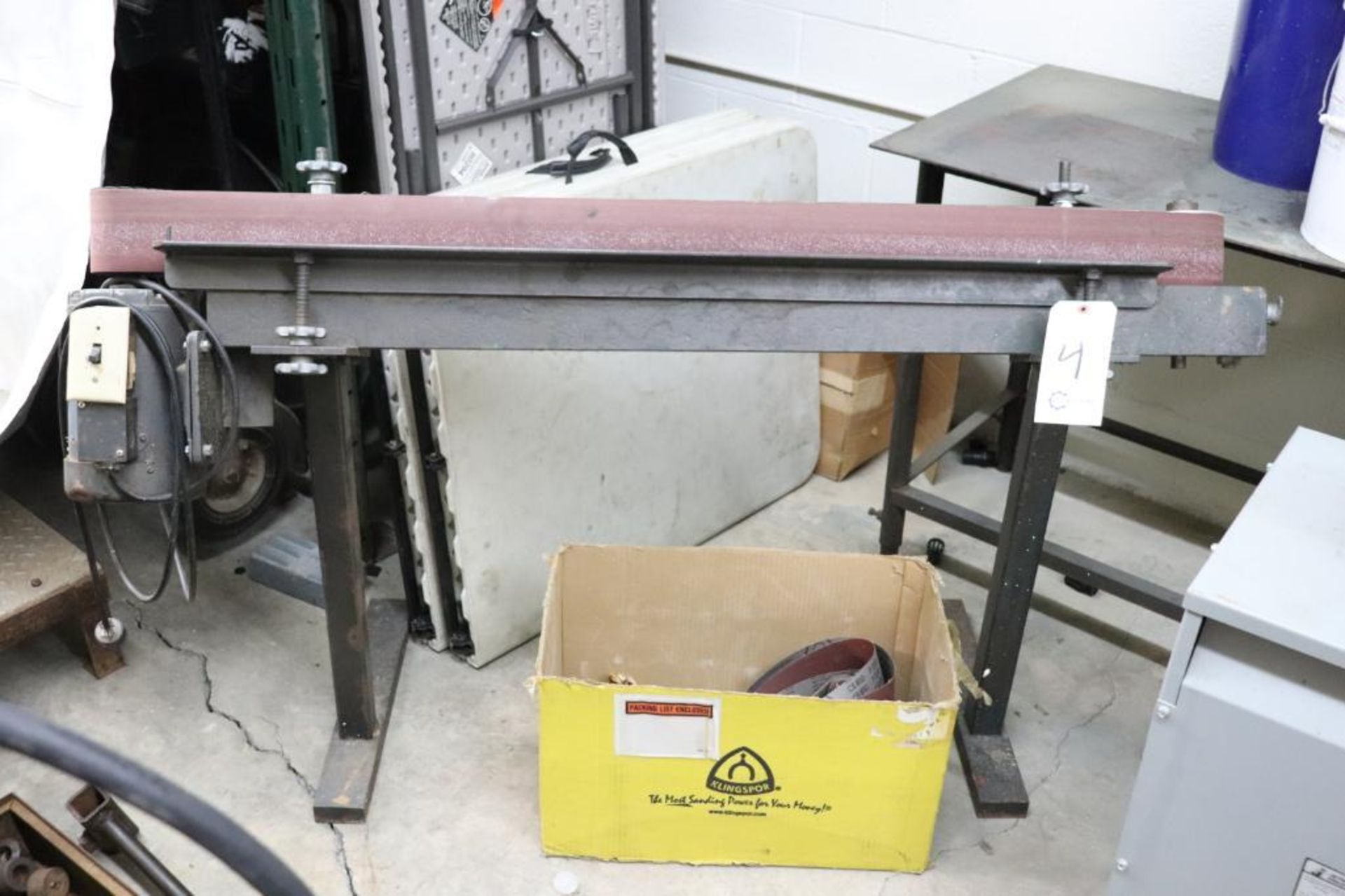 Shop made belt sander