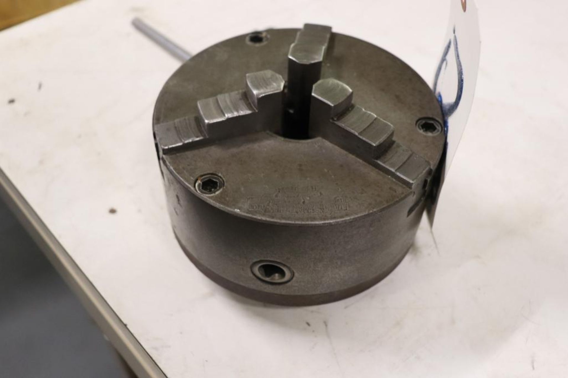 Cushman 6" 3 jaw chuck, 2-1/4" x 8 mount - Image 2 of 4