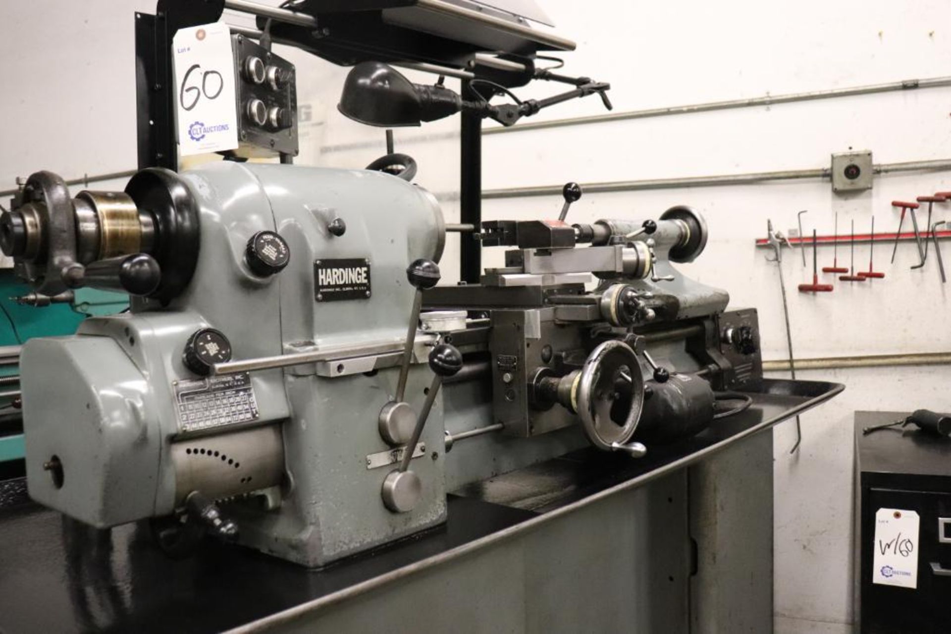 Hardinge HLV-H precision tool room lathe w/ tooling - Image 2 of 31