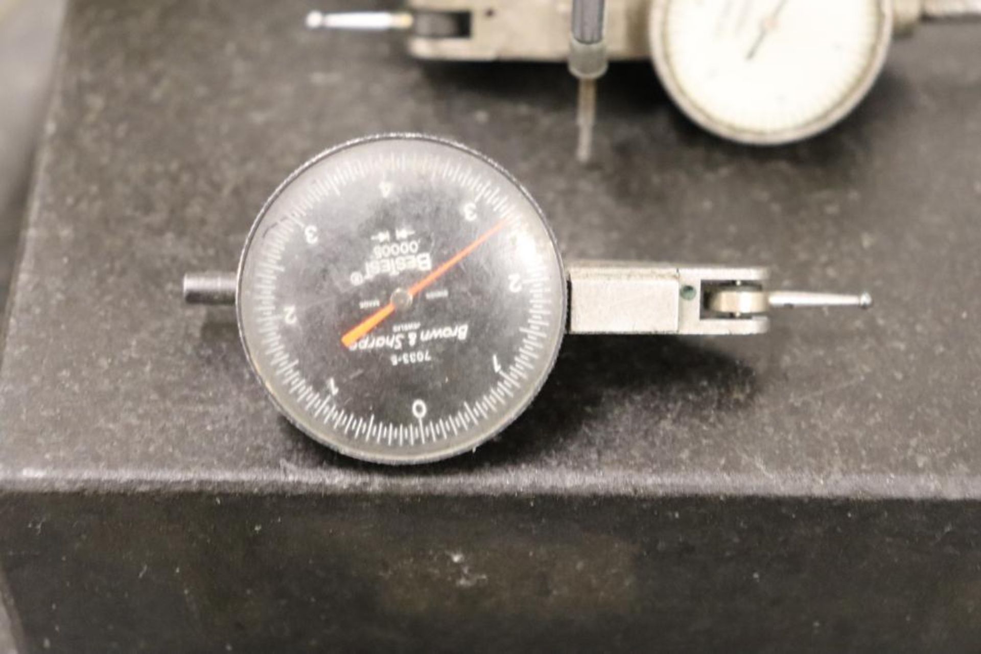 Indicator stand w/ indicators & dial calipers - Image 6 of 15