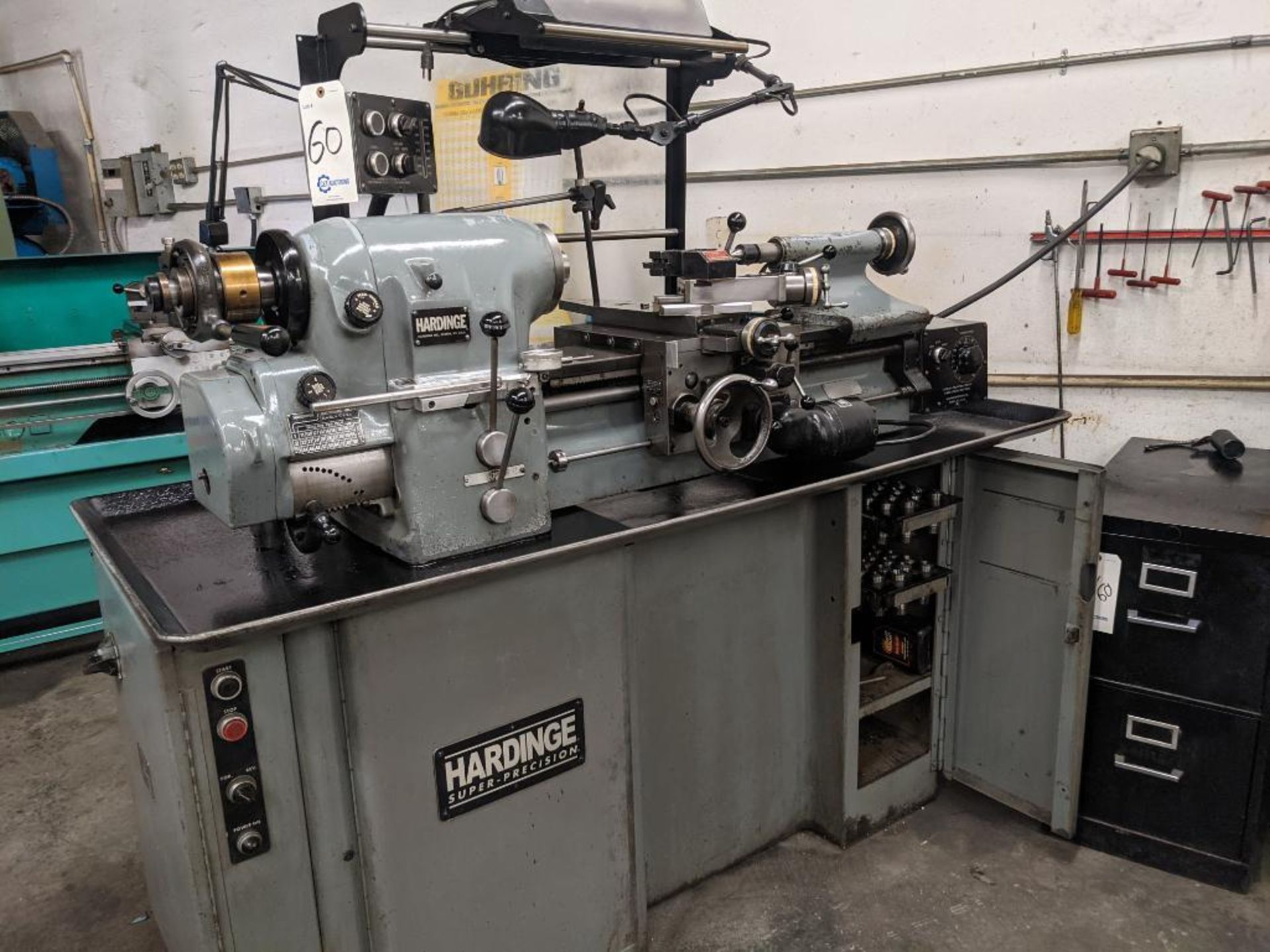 Hardinge HLV-H precision tool room lathe w/ tooling