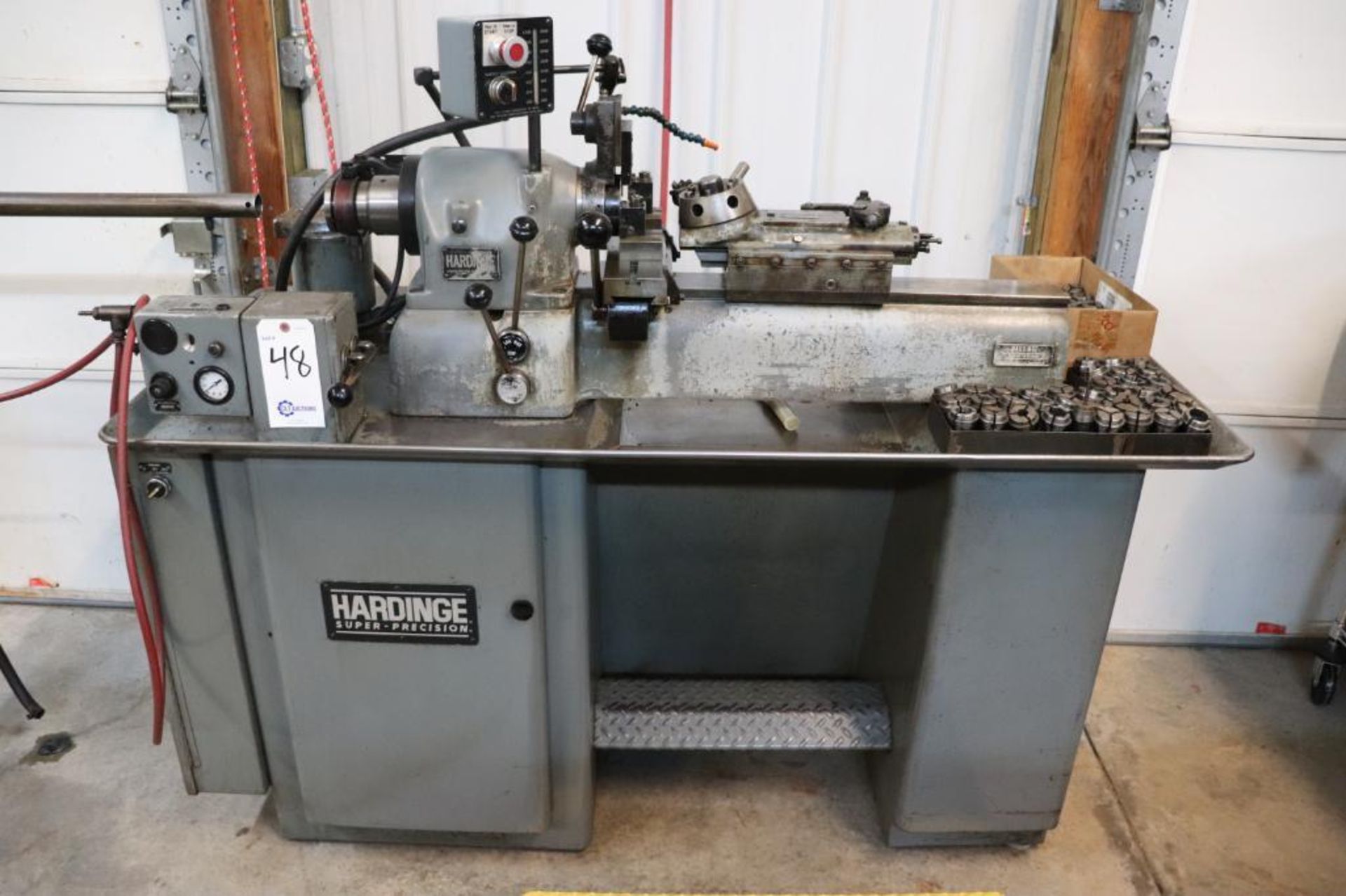 Harding VBS/ DV59 w/ bar feeder & pneumatic collet closer