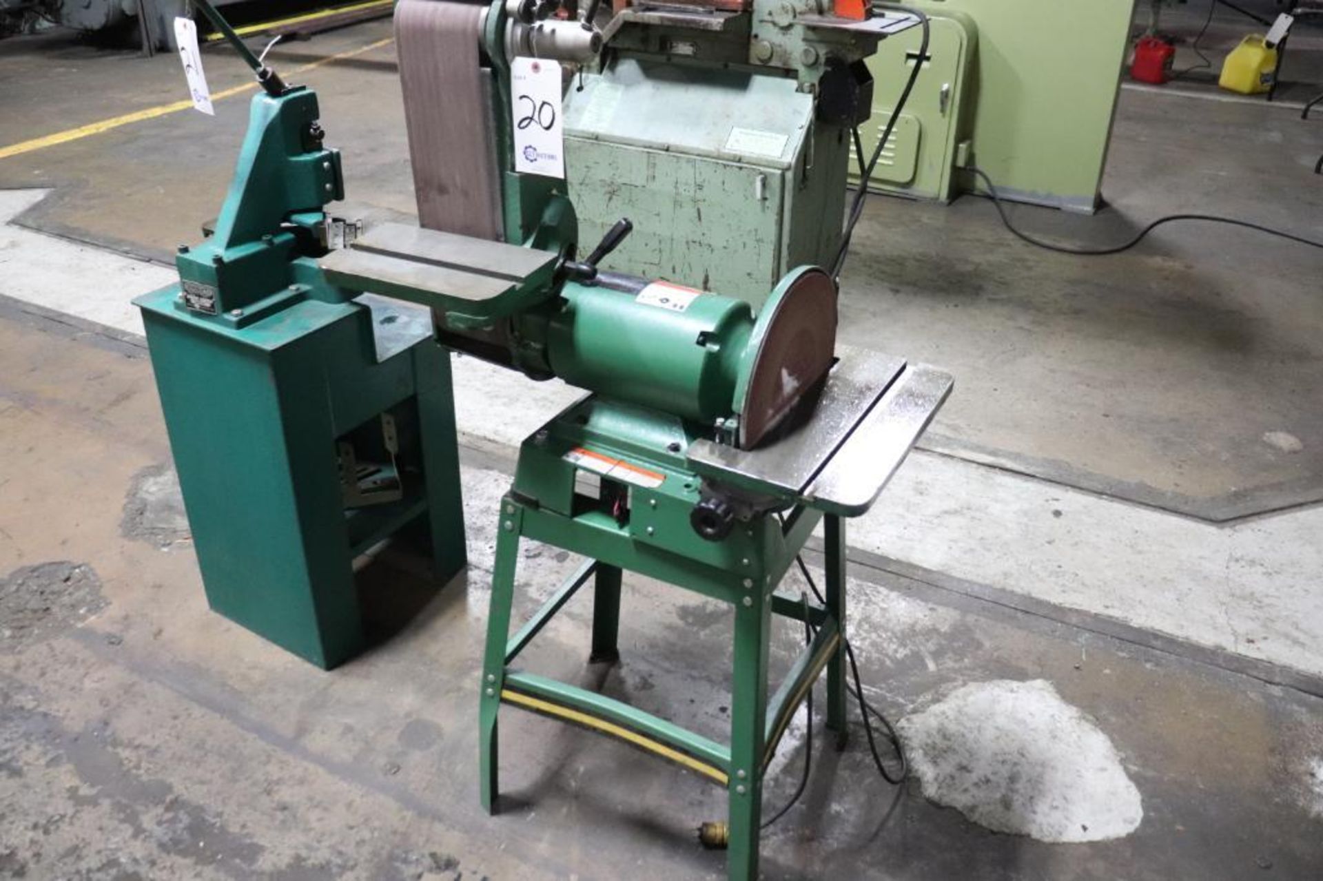 Belt disc sander 6" x 48" 1hp/1ph