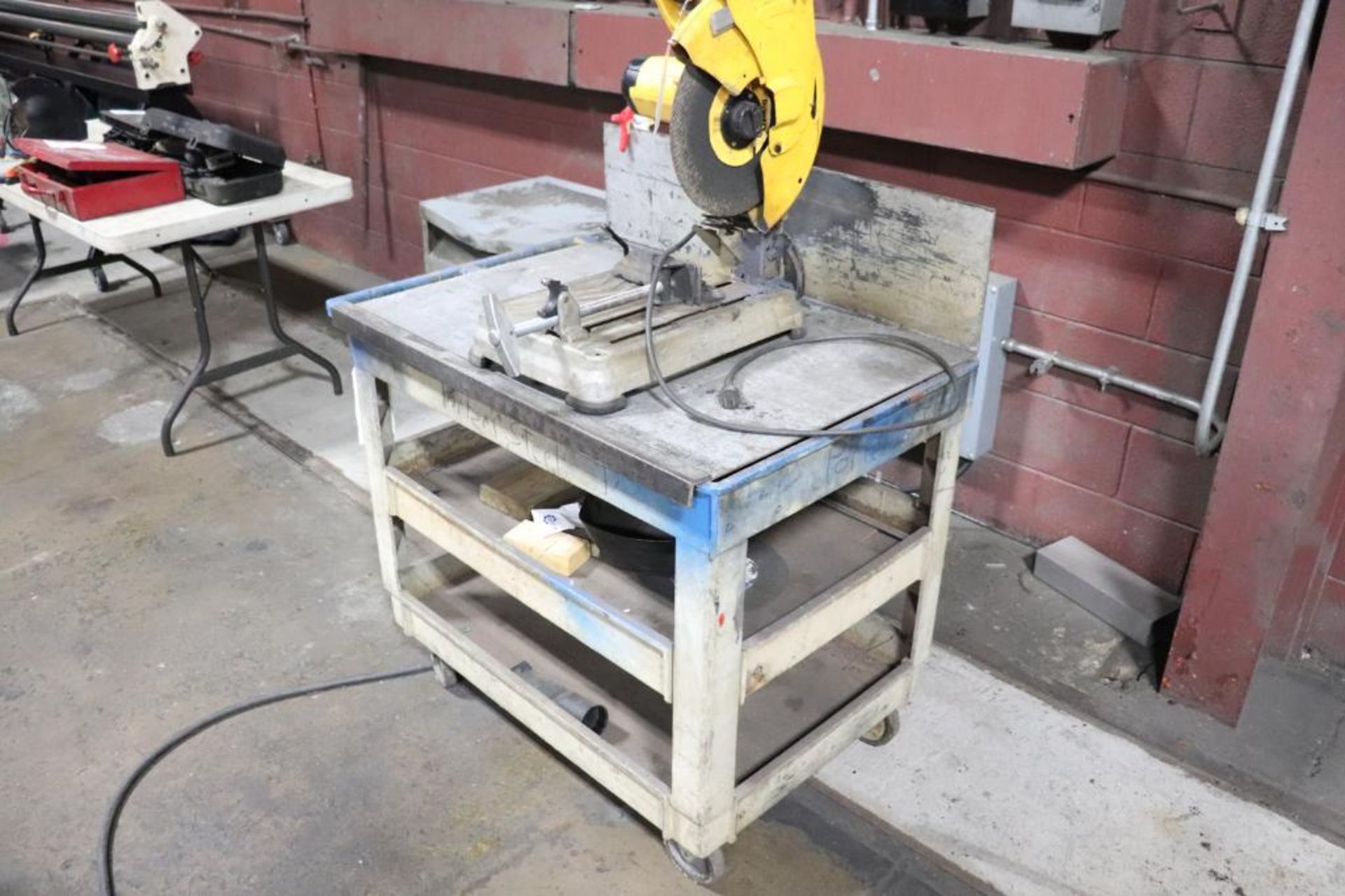 DeWalt abrasive cut-off saw with stand - Image 2 of 5