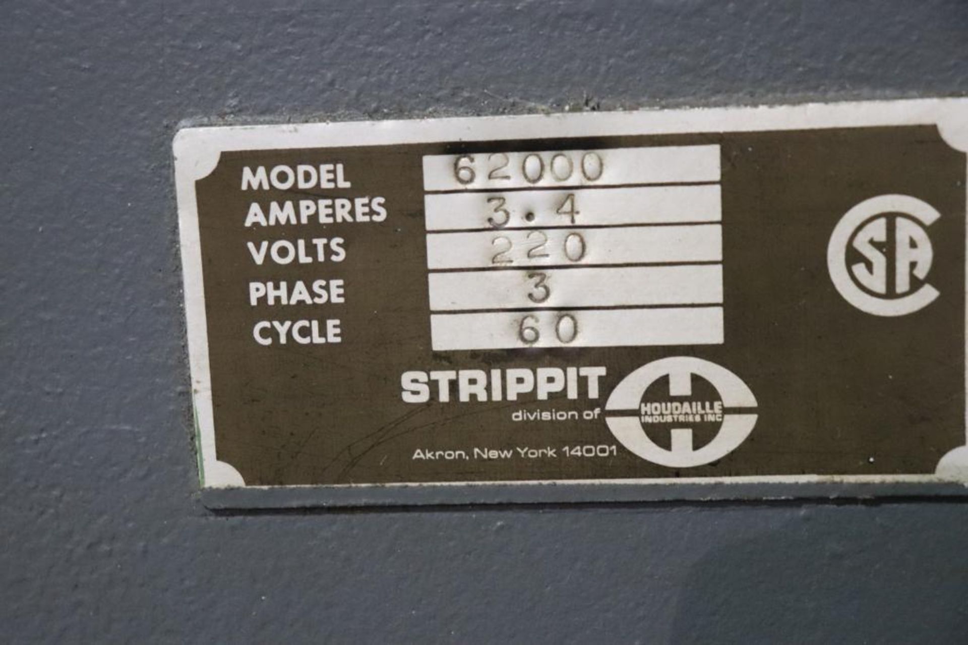 Strippit model 62000 Super 30/30 HD hydraulic fabricator punch - Image 9 of 15