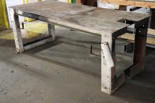 Welding table 1/4" plate top - Image 2 of 5