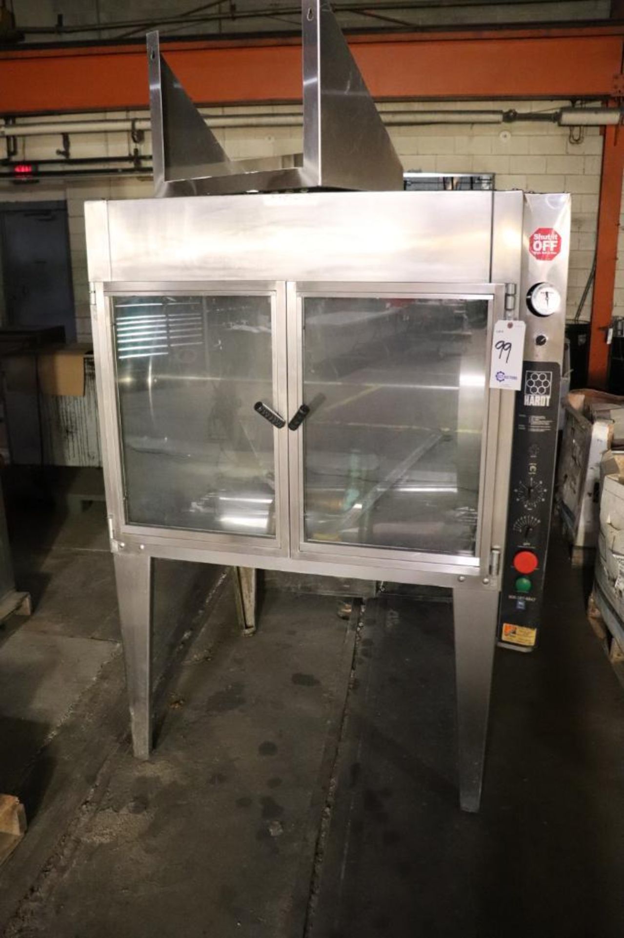 Hardt natural gas rotisserie oven, Model: Inferno