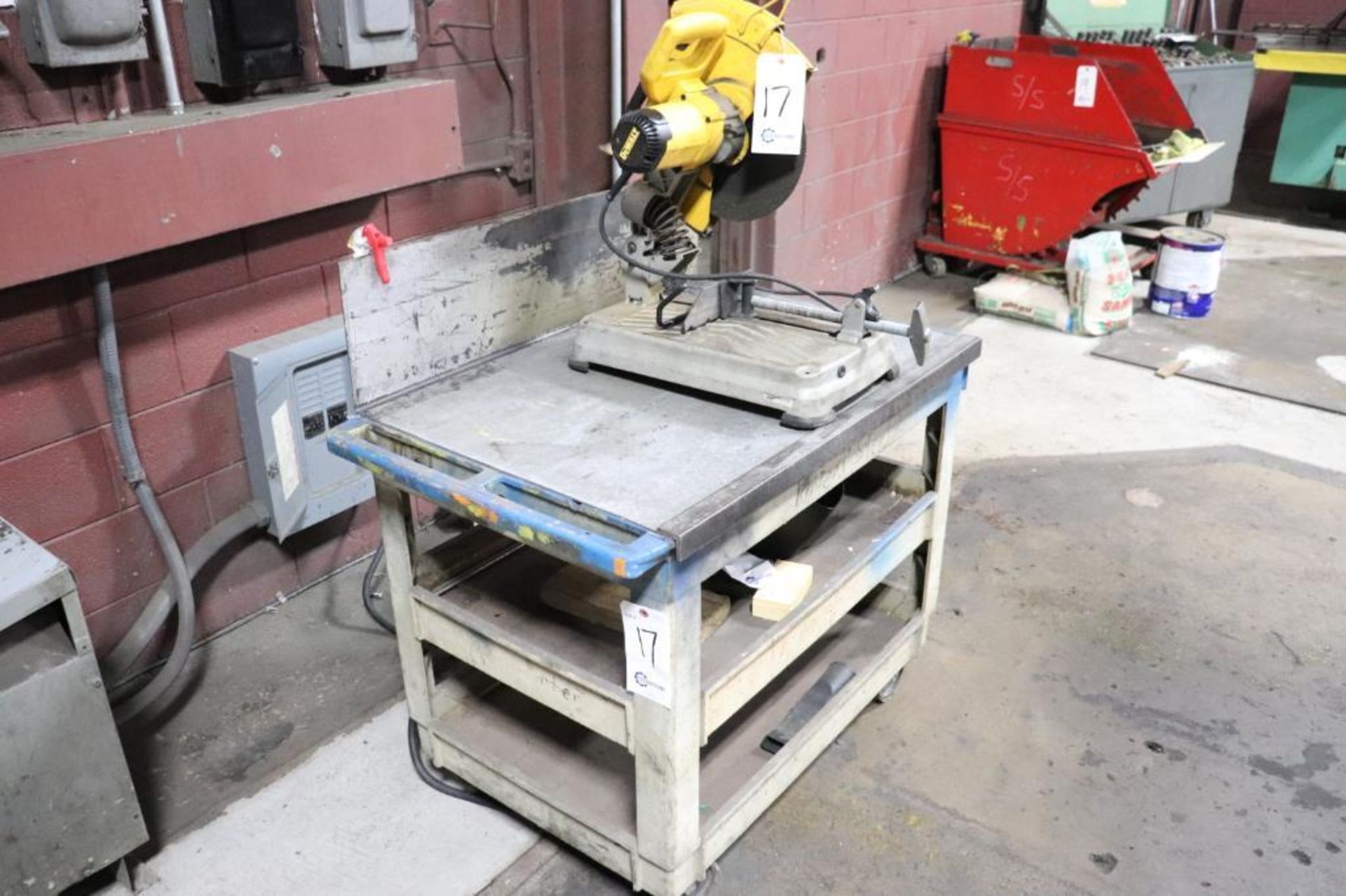 DeWalt abrasive cut-off saw with stand