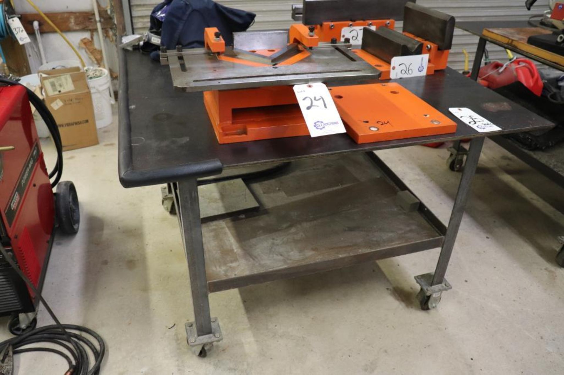 Rolling steel welding table - Image 2 of 5