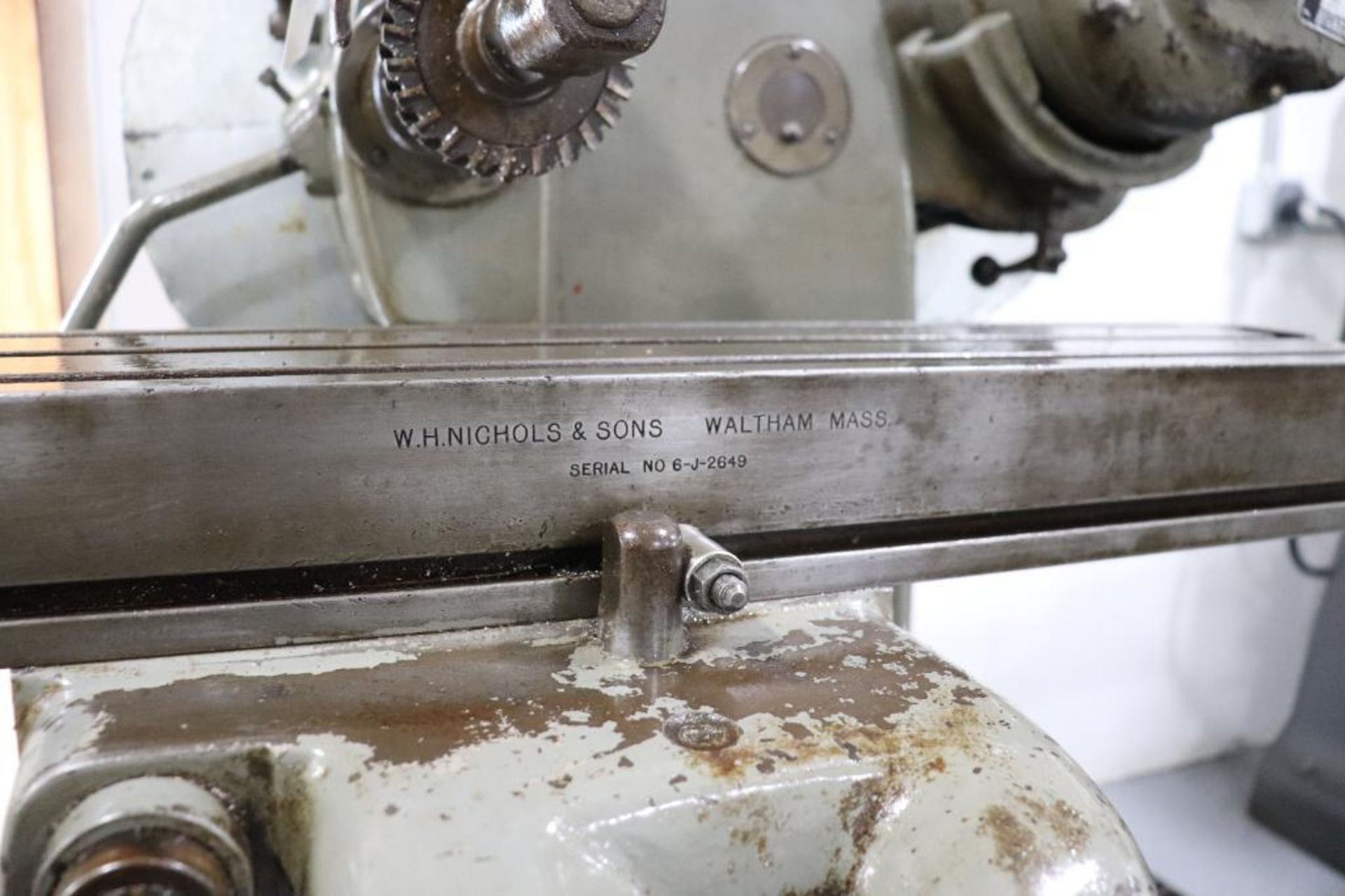 Nichols horizontal milling machine, hand miller - Image 12 of 12