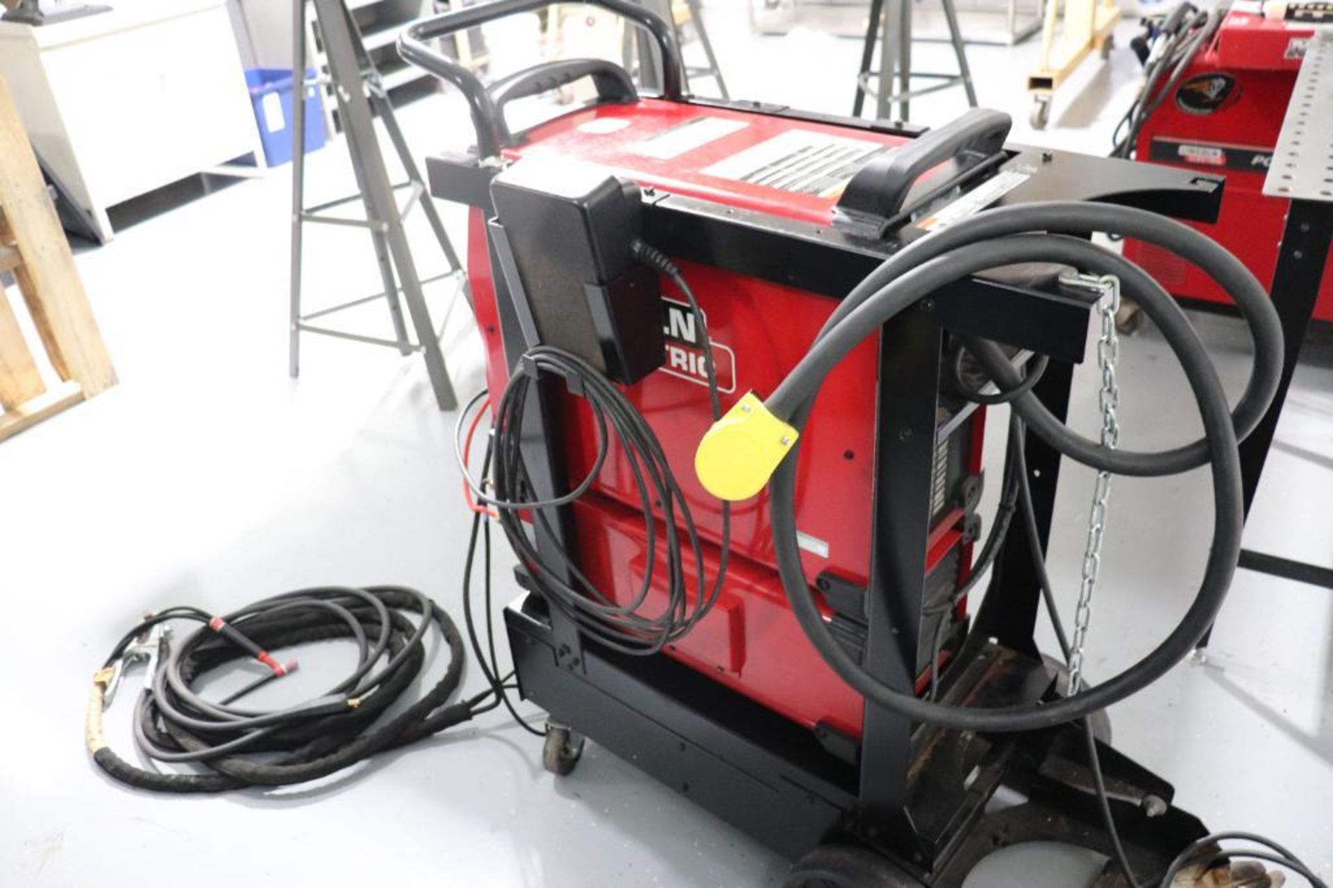 Lincoln Aspect 375 Tig welder w/ chiller, torch & cart - Image 11 of 12