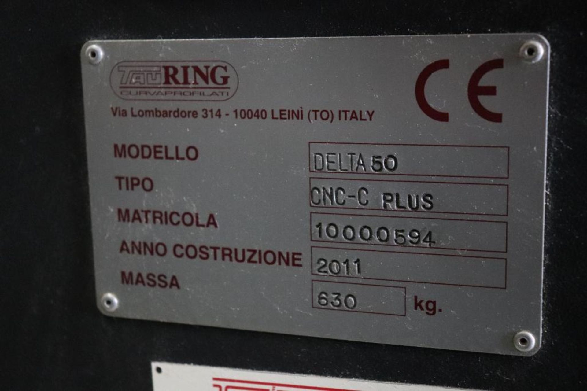 Tauring Delta 50 CNC-C Plus 3 roll profile bender - Image 12 of 22