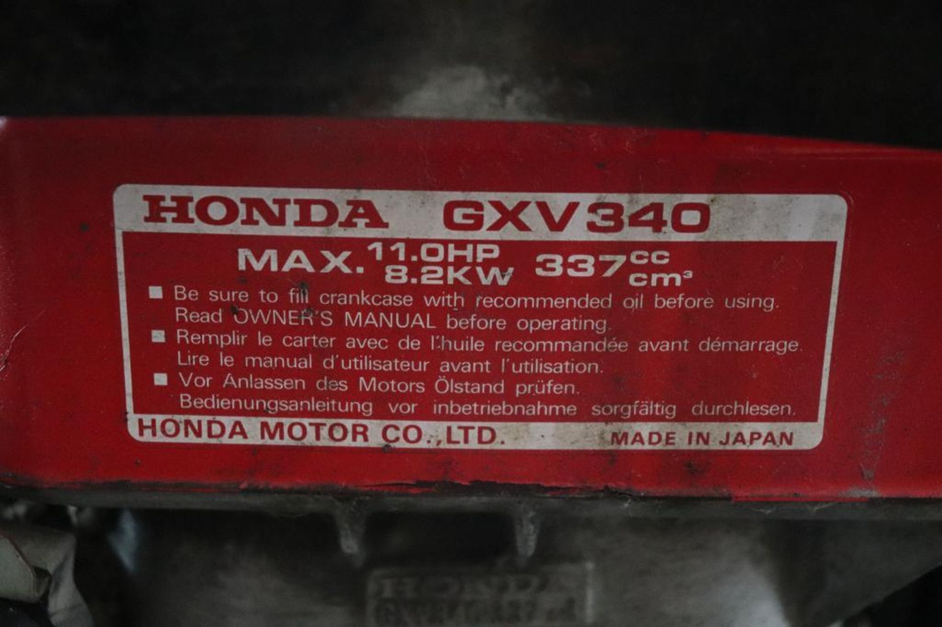 Cook/Honda GXV340 burnisher - Image 4 of 5