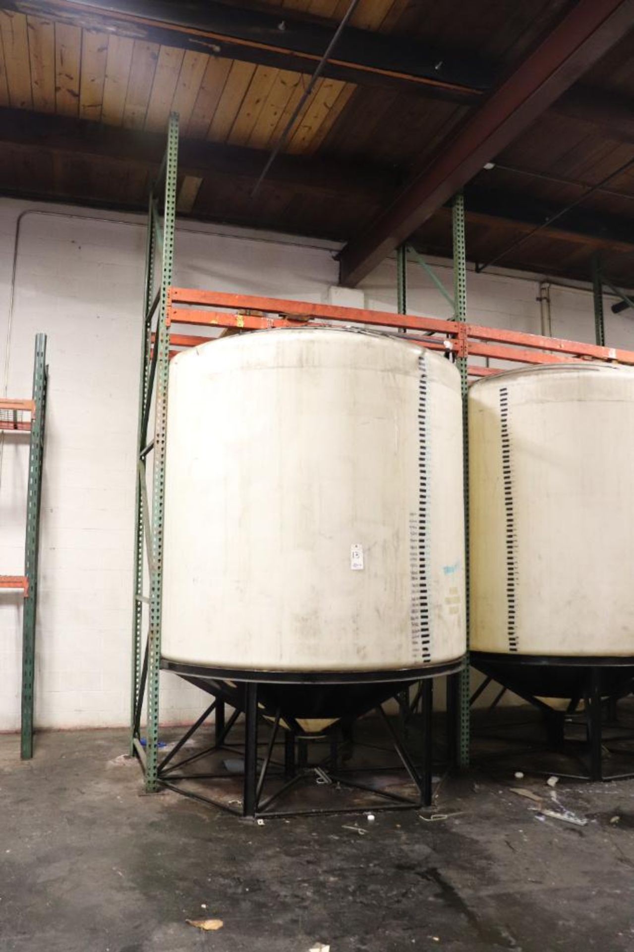 Ace Roto-Mold 3000 gallon Vertical Storage Tank w/ stand - Image 2 of 8