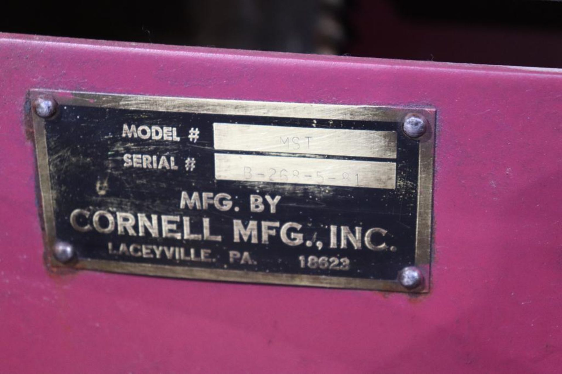 Cornell Mfg. model MST 5 head trim saw - Image 15 of 16