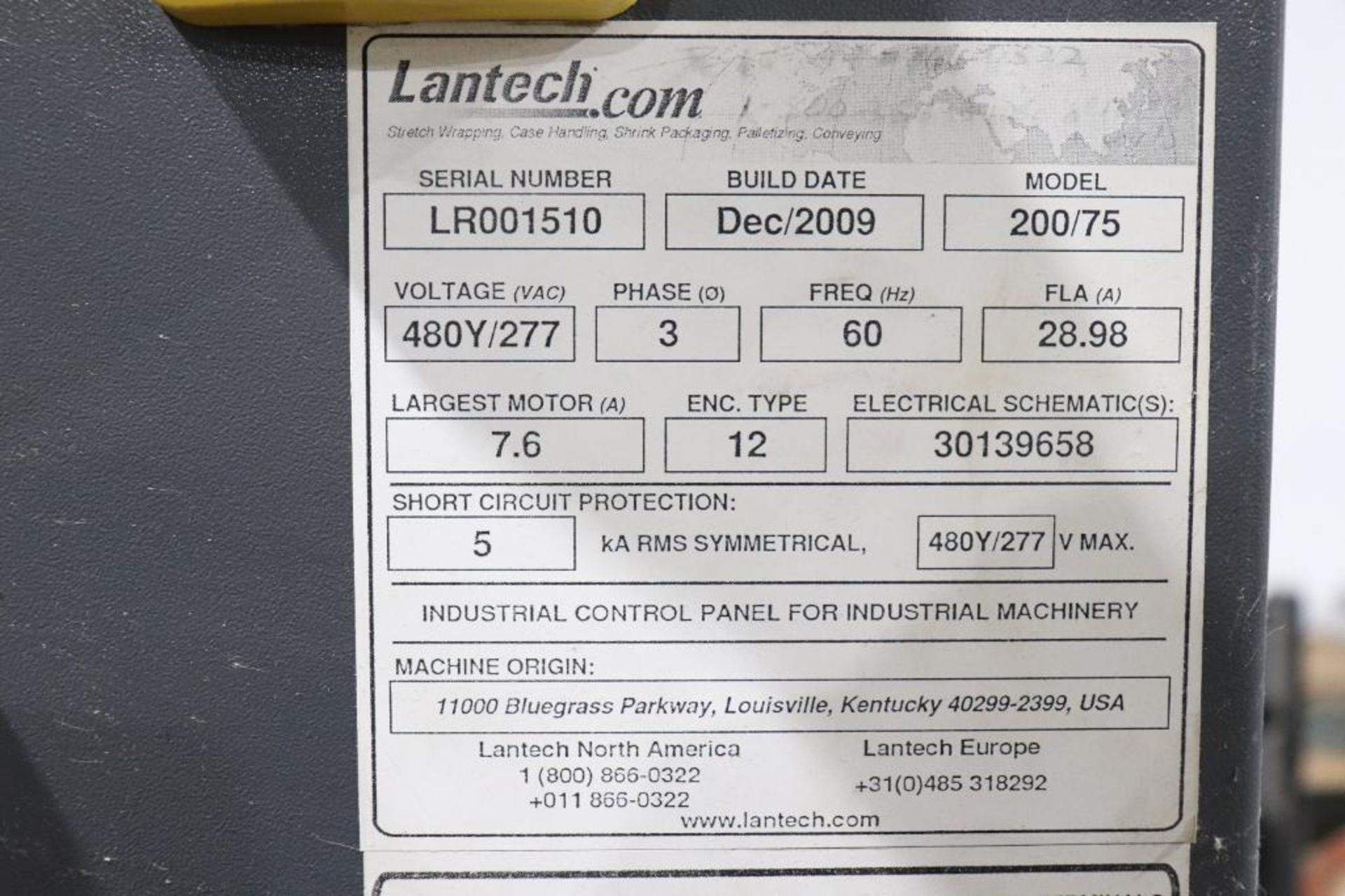 Lantech Lan-Ringer Horizontal Stretch Wrapping Machine - Image 8 of 13