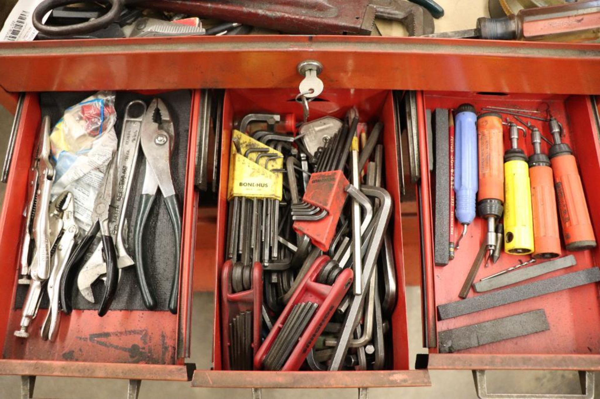 Tool box w/ hand tools - Image 3 of 6