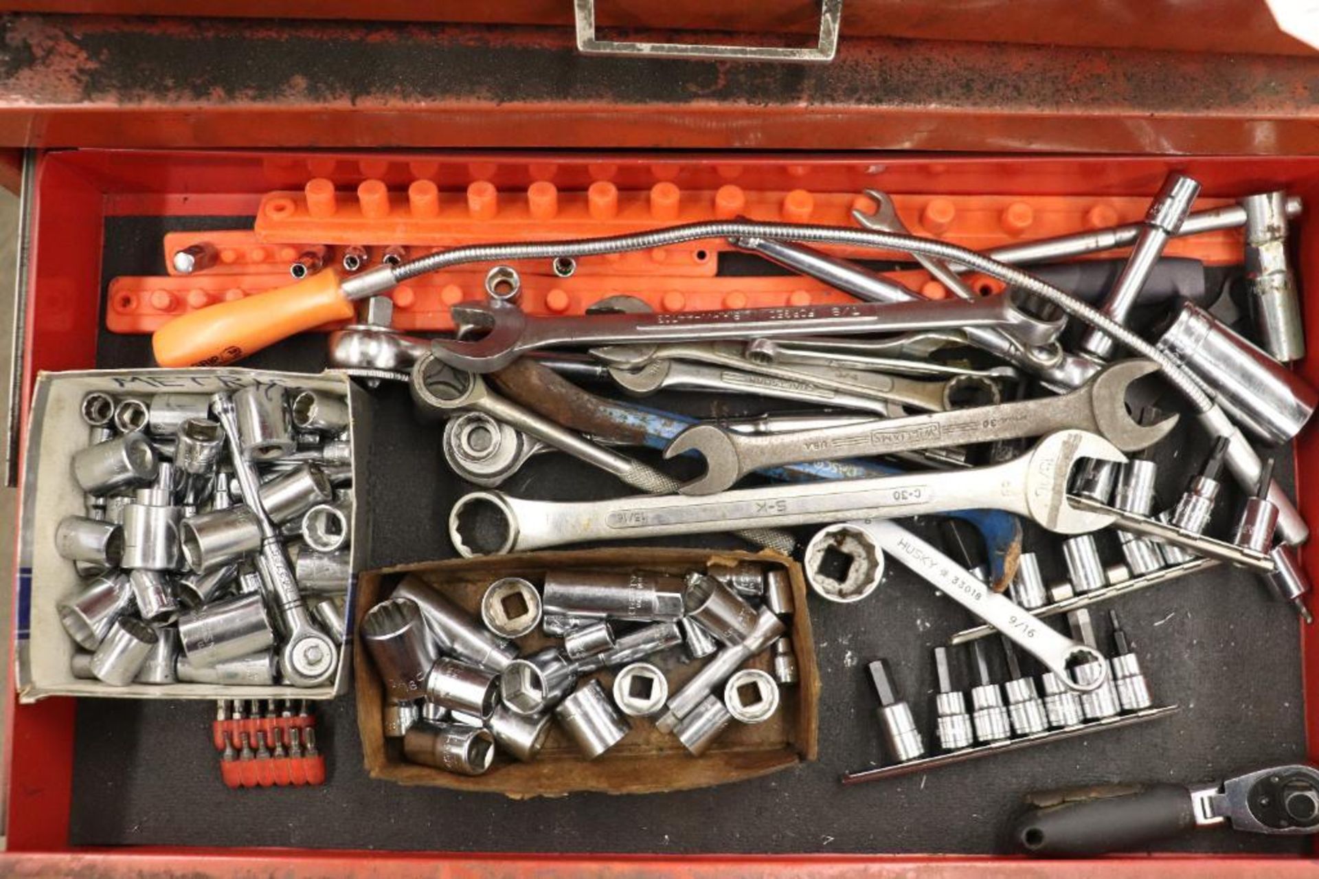 Tool box w/ hand tools - Image 5 of 6